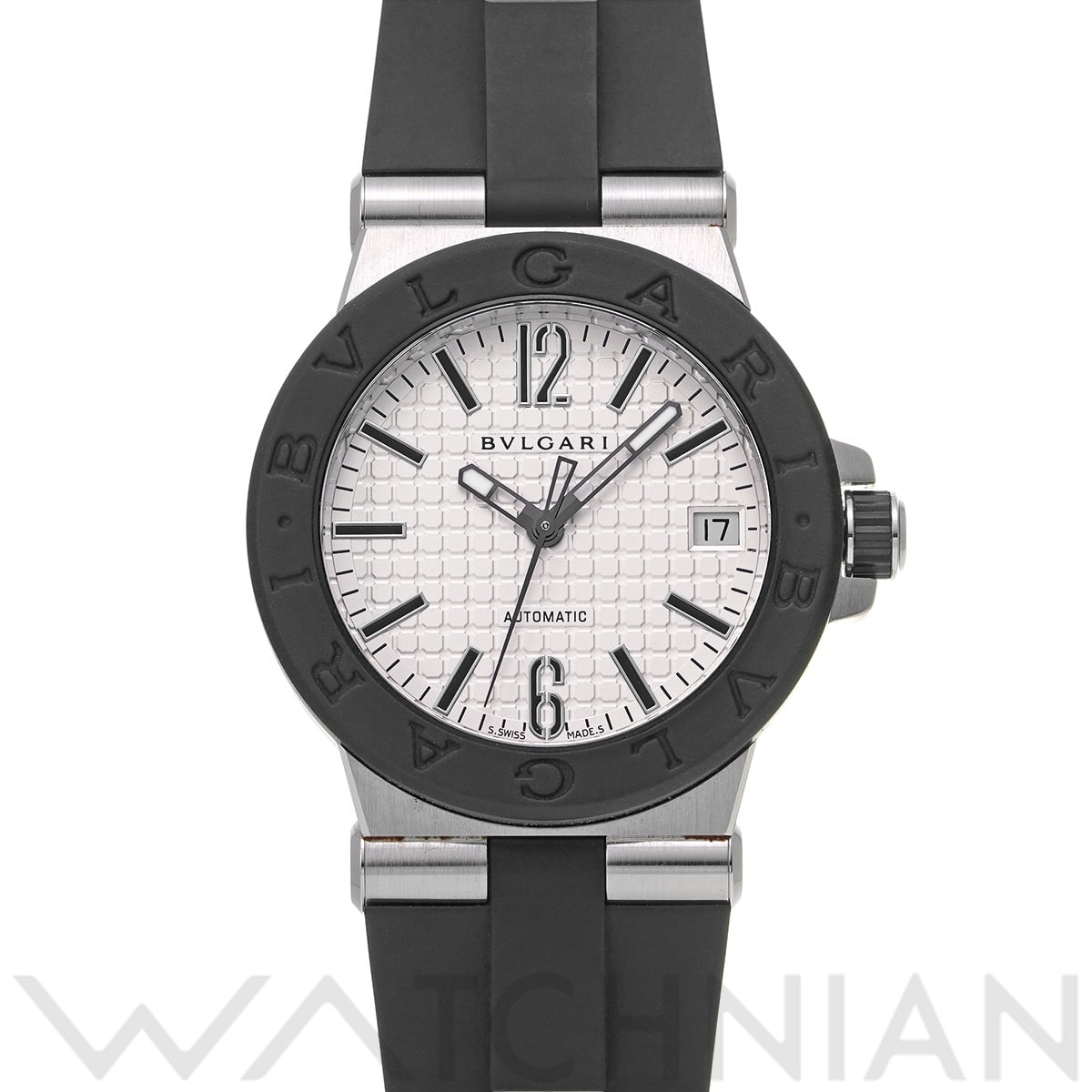 ブルガリ ディアゴノ DG35C6SVD シルバー メンズ 時計 【中古】【wristwatch】