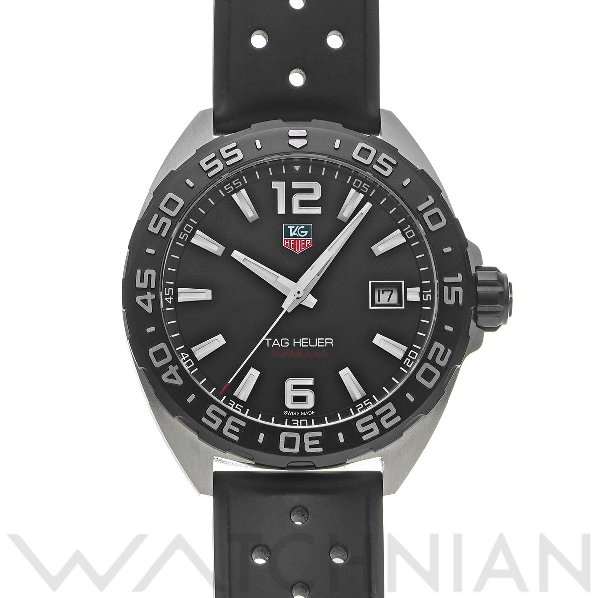 タグ ホイヤー フォーミュラ1 クォーツ WAZ1110.FT8023 ブラック メンズ 時計 【中古】【wristwatch】