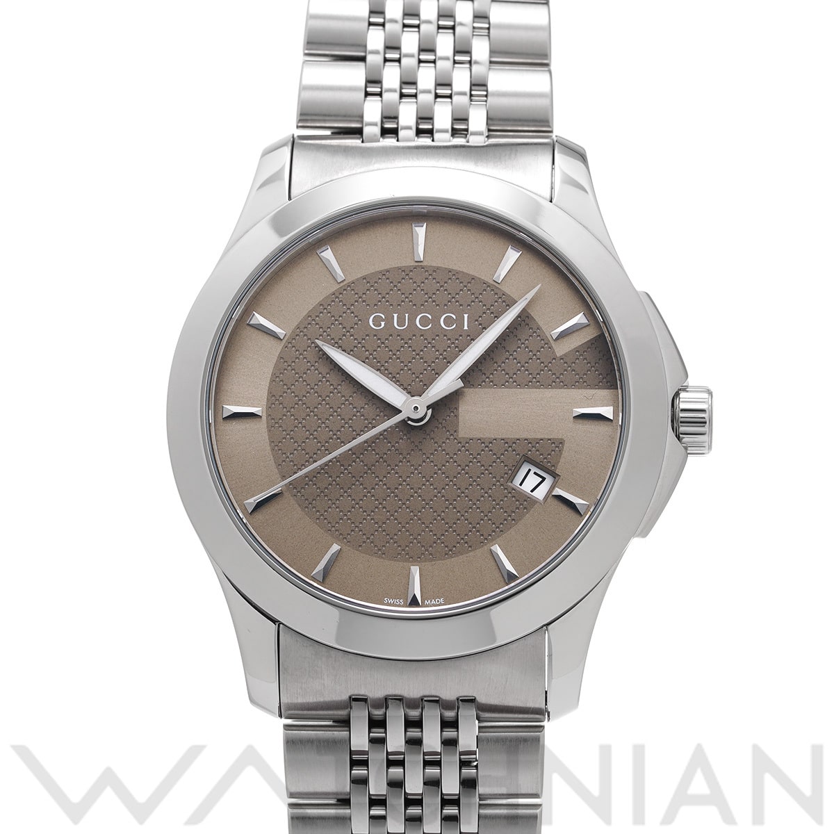 グッチ Gタイムレス YA126406 ブラウン レディース 時計 【中古】【wristwatch】