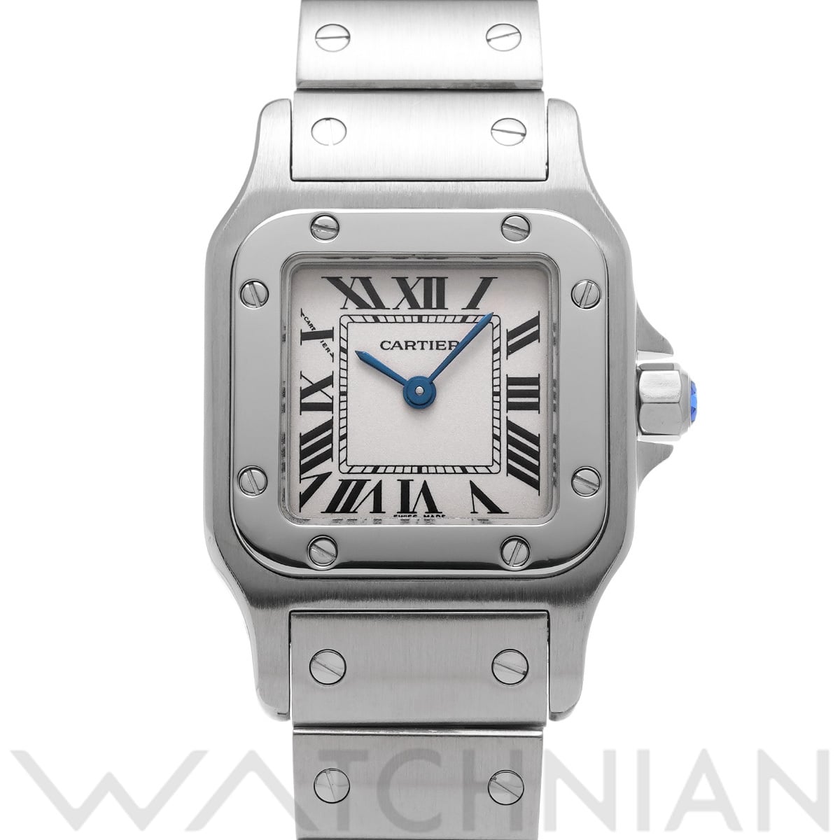 カルティエ サントスガルベ SM W20056D6 シルバー レディース 時計 【中古】【wristwatch】