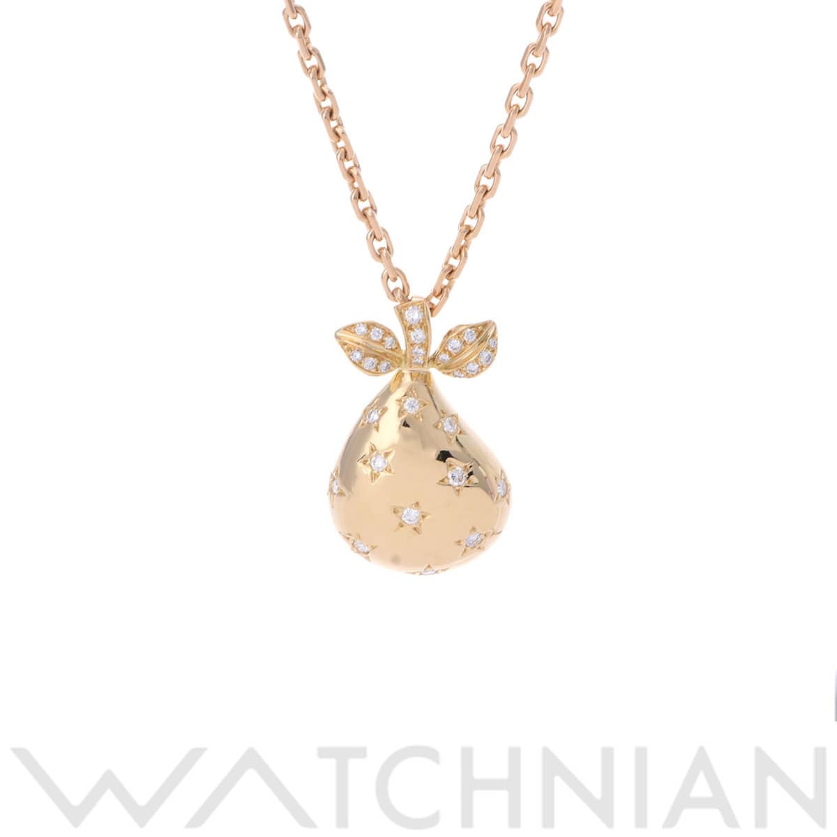 ヴァン クリーフ&アーペル フルーツモチーフ ネックレス ゴールド K18イエローゴールド YG レディース ジュエリー 【中古】【jewelry】