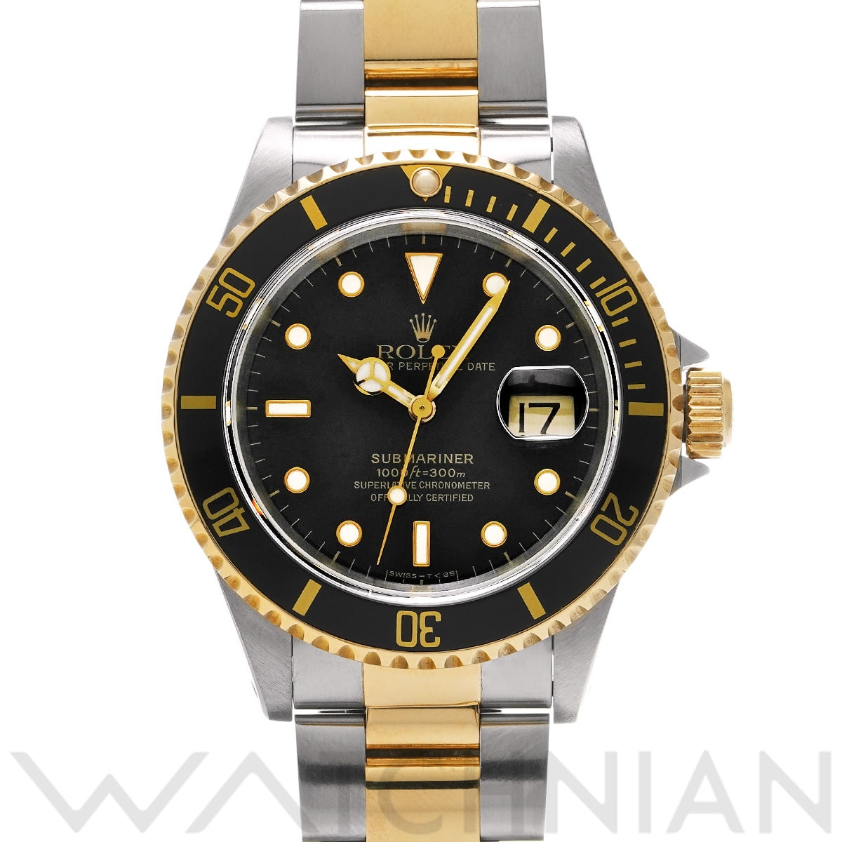 ロレックス サブマリーナ デイト 16613 ブラック メンズ 時計 【中古】【wristwatch】