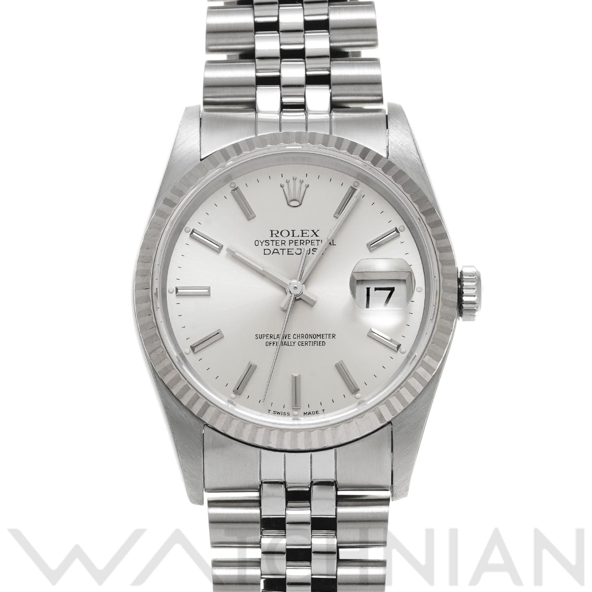 ロレックス デイトジャスト 16234 シルバー メンズ 時計 【中古】【wristwatch】