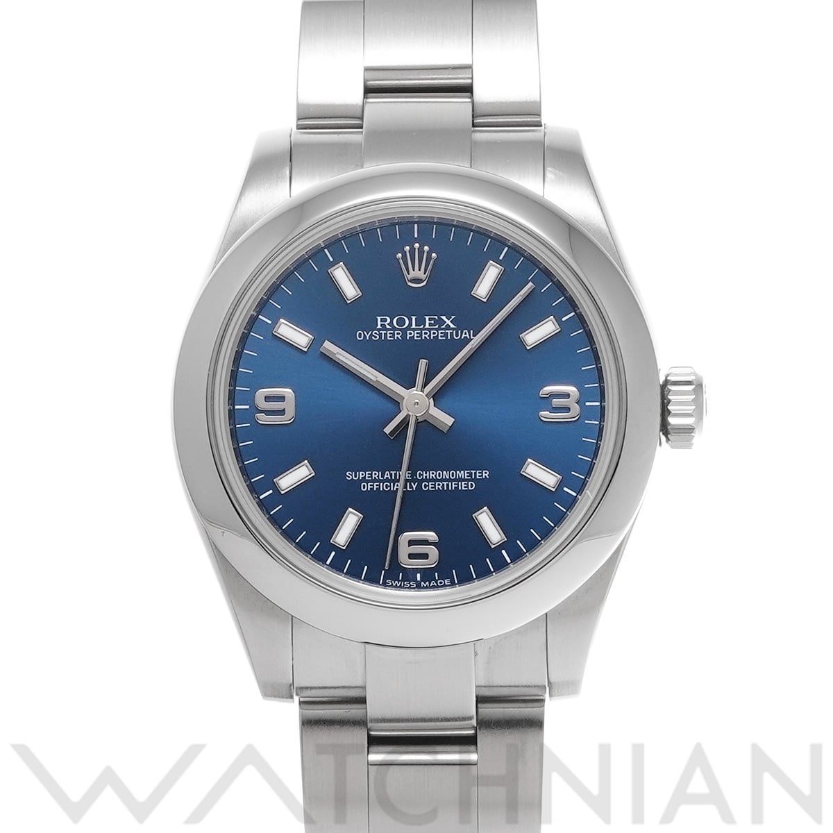 ロレックス オイスターパーペチュアル 31 177200 ブルー ユニセックス 時計 【中古】【wristwatch】