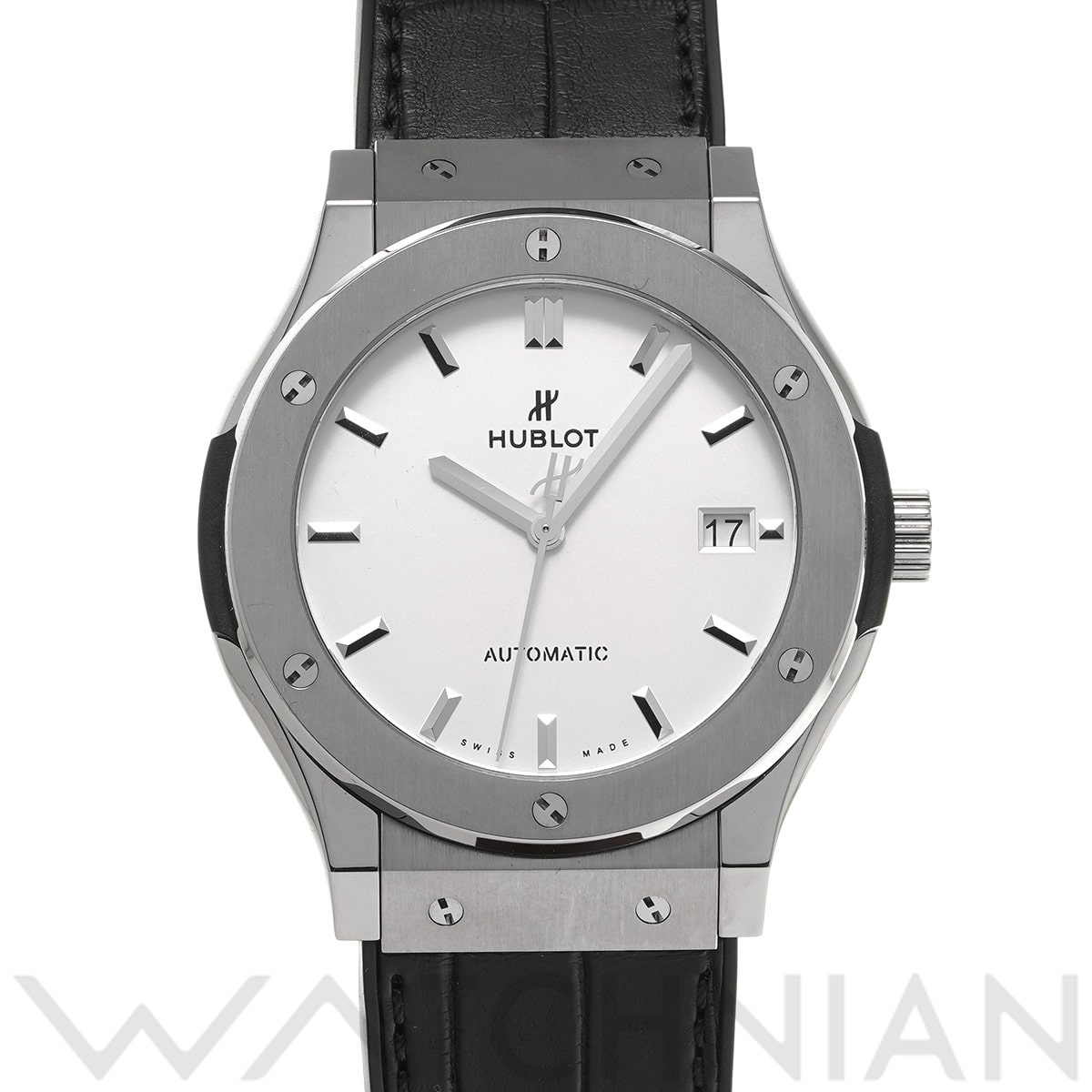 ウブロ クラシックフュージョン チタニウム オパリン 511.NX.2611.LR オパリン メンズ 時計 【中古】【wristwatch】