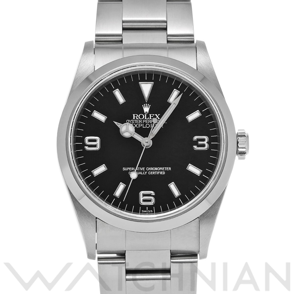 ロレックス エクスプローラー 14270 ブラック メンズ 時計 【中古】【wristwatch】