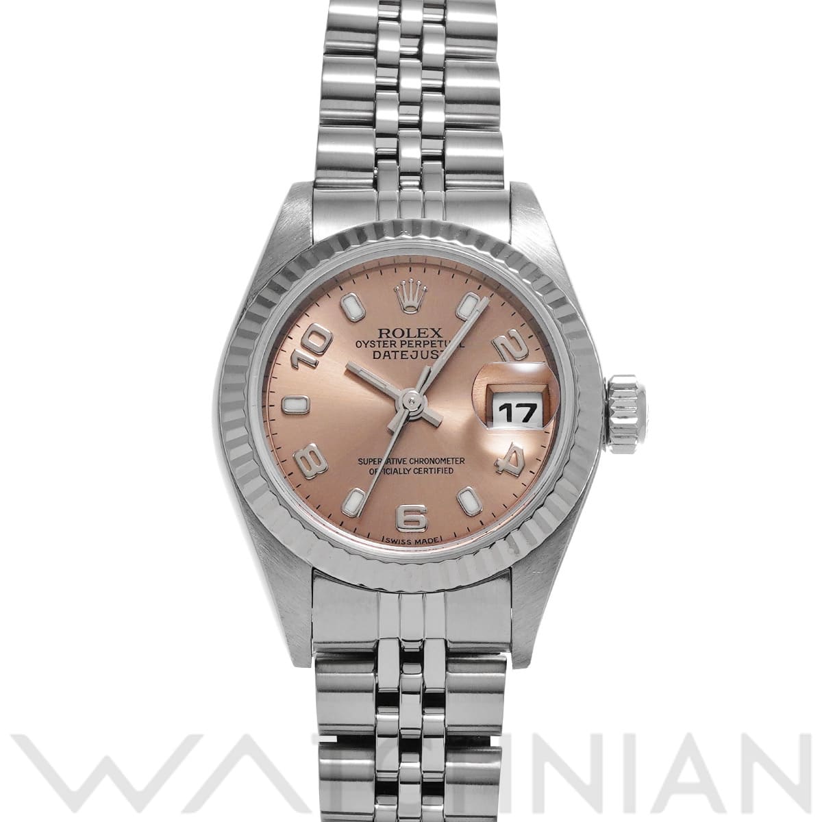 ロレックス デイトジャスト 79174 ピンク レディース 時計 【中古】【wristwatch】