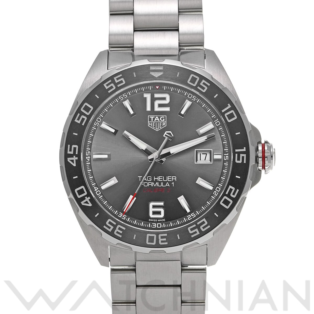 タグ ホイヤー フォーミュラ1 キャリバー5 WAZ2011.BA0842 グレー メンズ 時計 【中古】【wristwatch】