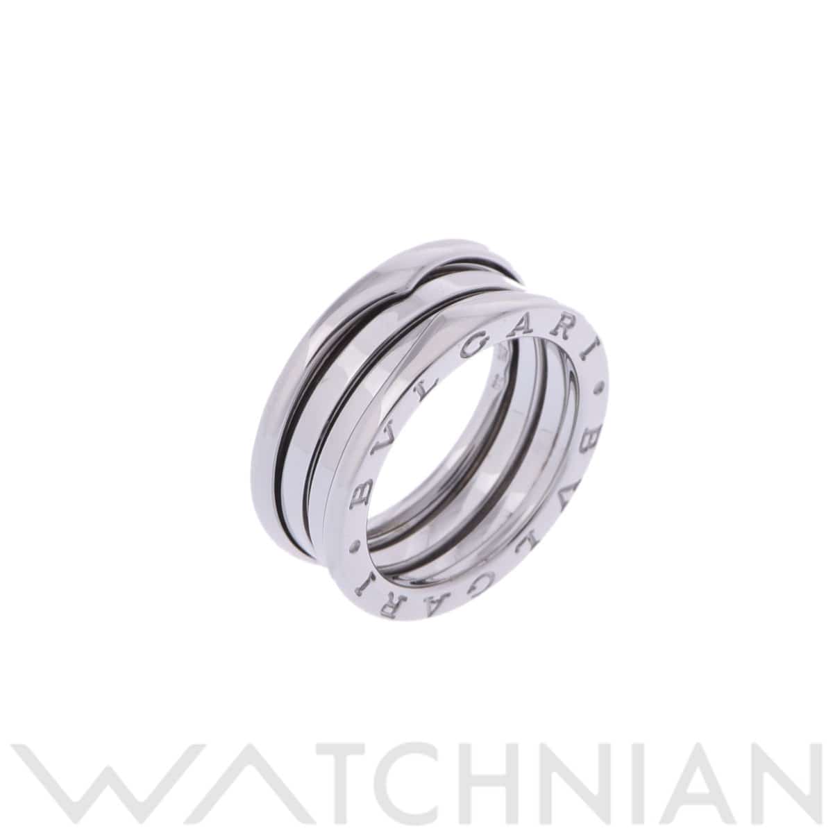 ブルガリ B.ZERO1リング #55 シルバー K18ホワイトゴールド WG レディース ジュエリー 【中古】【jewelry】