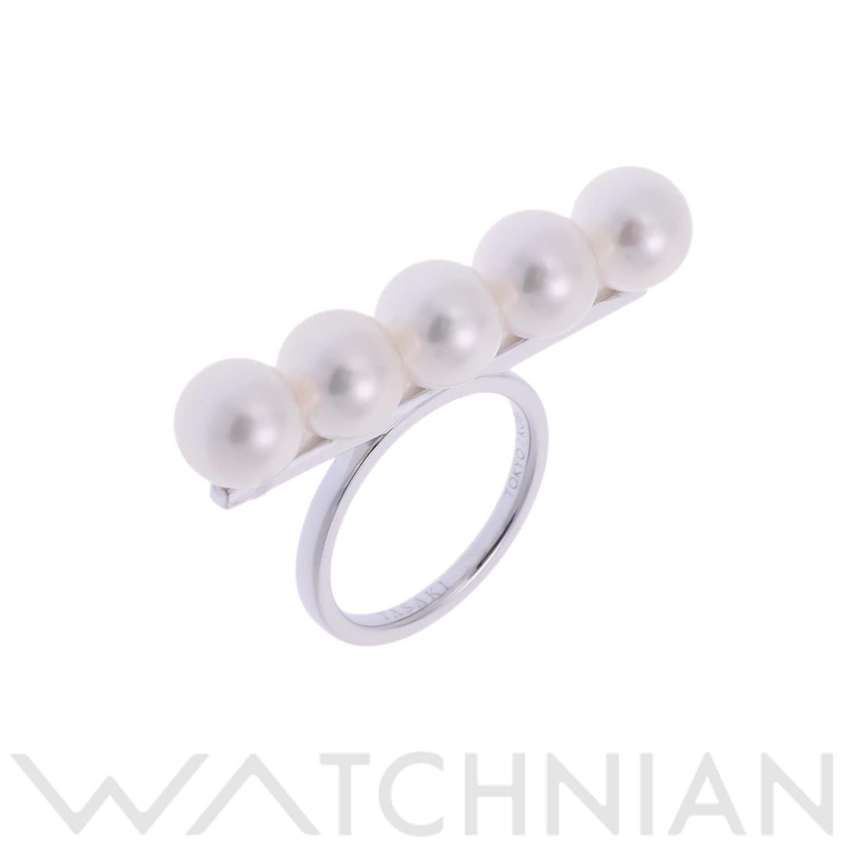 タサキ バランスシグネチャー リング #12 シルバー K18ホワイトゴールド WG レディース ジュエリー 【中古】【jewelry】