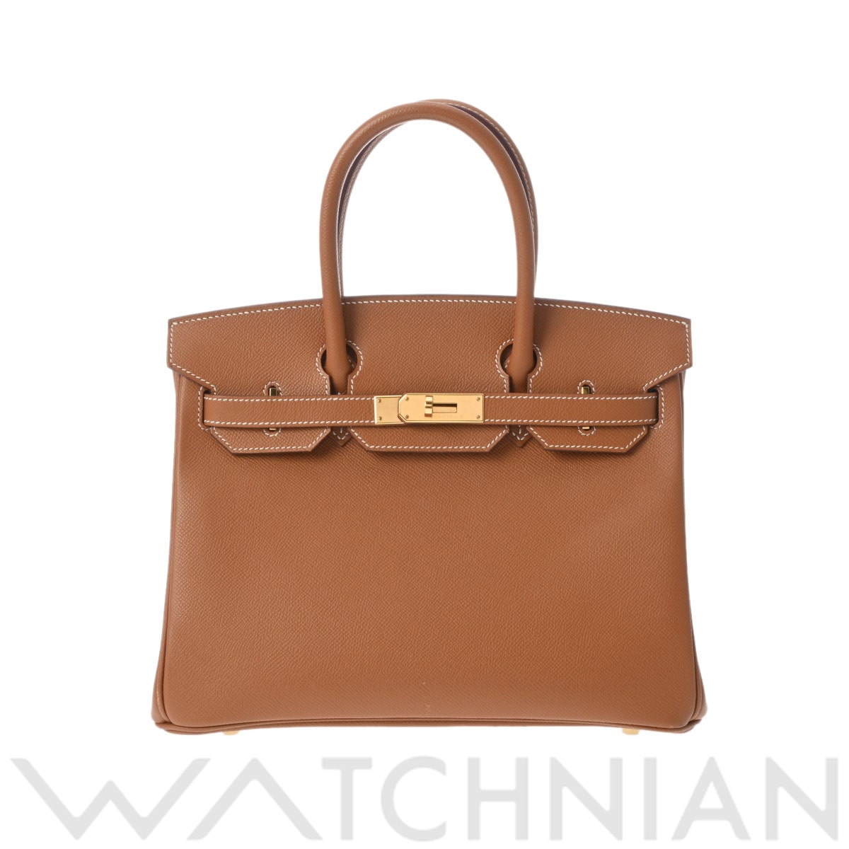 エルメス バーキン 30 ゴールド/ゴールド金具 ヴォーエプソン レディース バッグ 【中古】【bag】