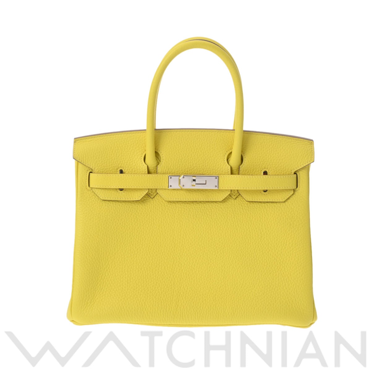 エルメス バーキン 30 ライム/パラジウム金具 トリヨンクレマンス レディース バッグ 【中古】【bag】