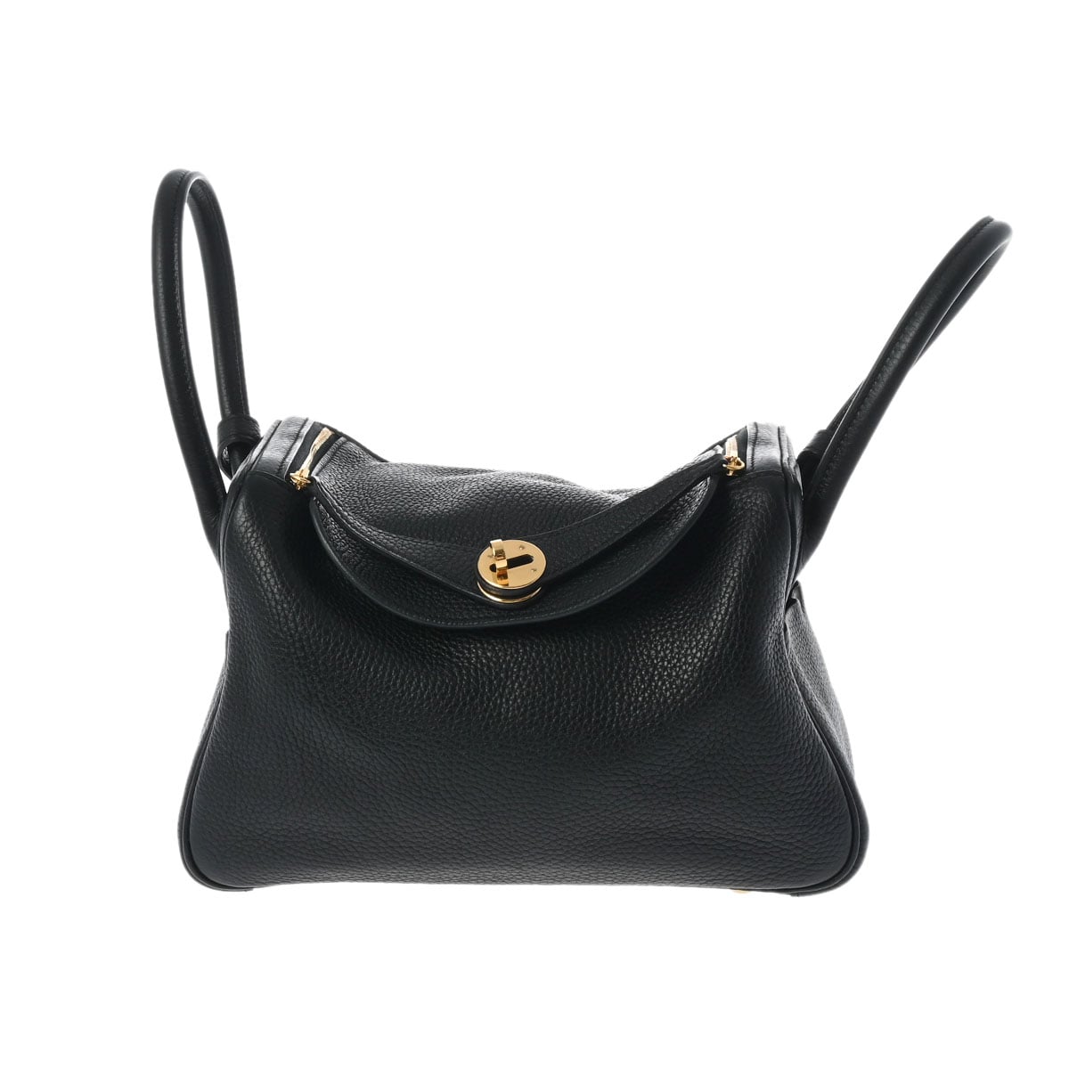 エルメス リンディ 26 ブラック/ゴールド金具 トリヨンクレマンス レディース バッグ 【中古】【bag】