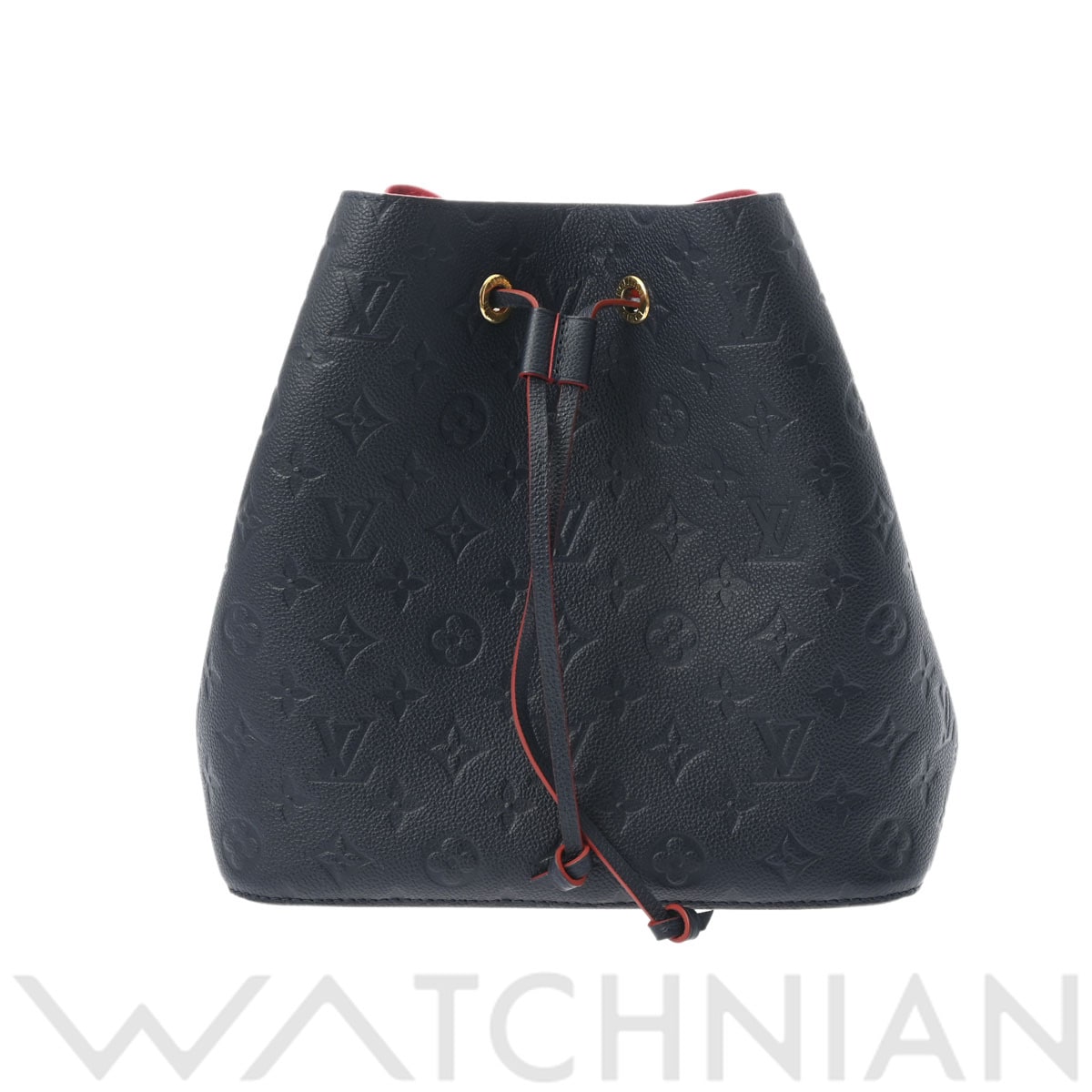 ルイ ヴィトン モノグラムアンプラント ネオノエ マリーヌルージュ M45306 レザー レディース バッグ 【中古】【bag】