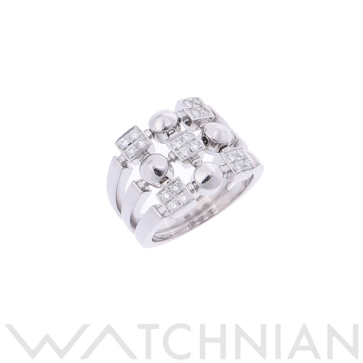 ブルガリ ルチア リング シルバー K18ホワイトゴールド WG レディース ジュエリー 【中古】【jewelry】