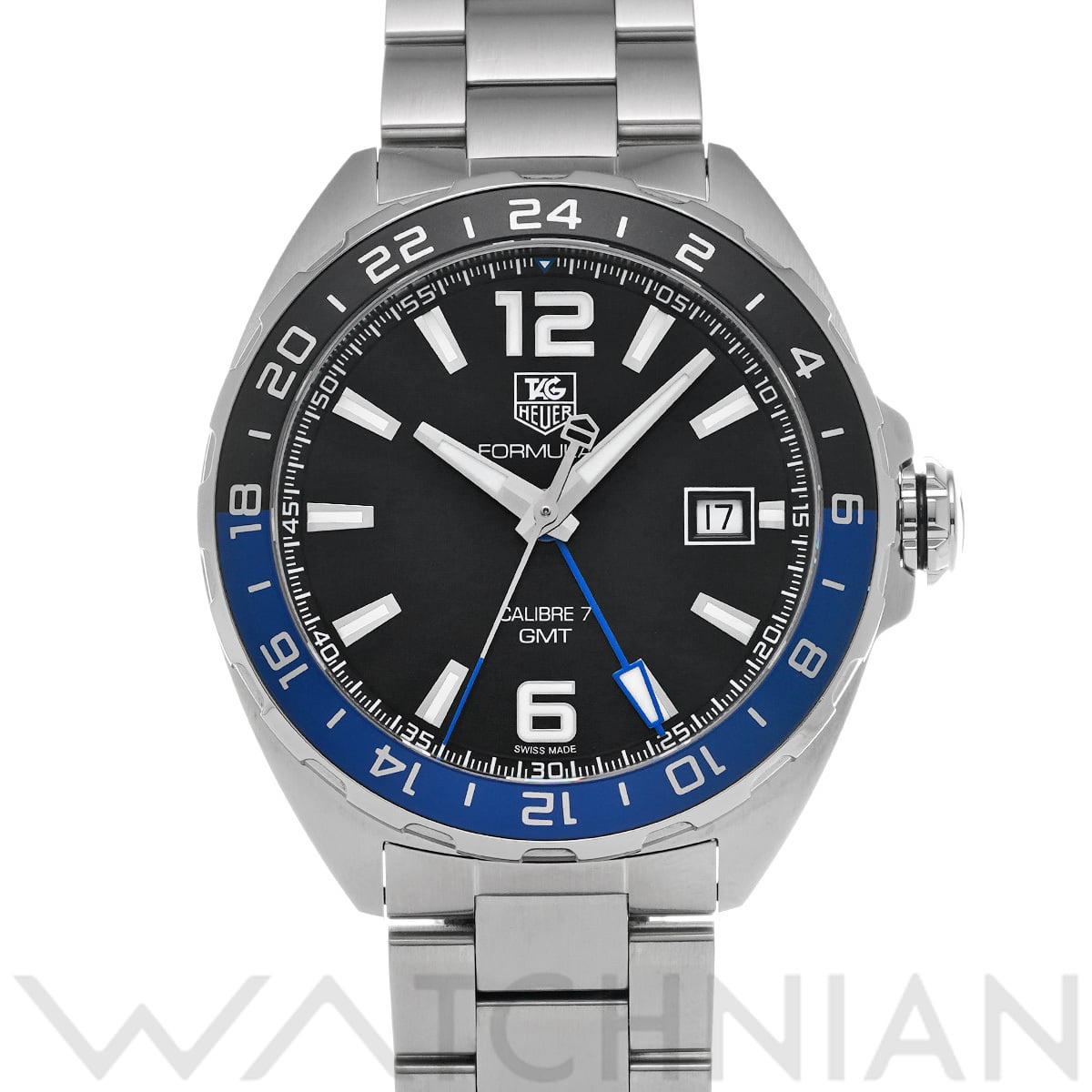 タグ ホイヤー フォーミュラ1 キャリバー7 GMT WAZ211A.BA0875 ブラック メンズ 時計 【中古】【wristwatch】