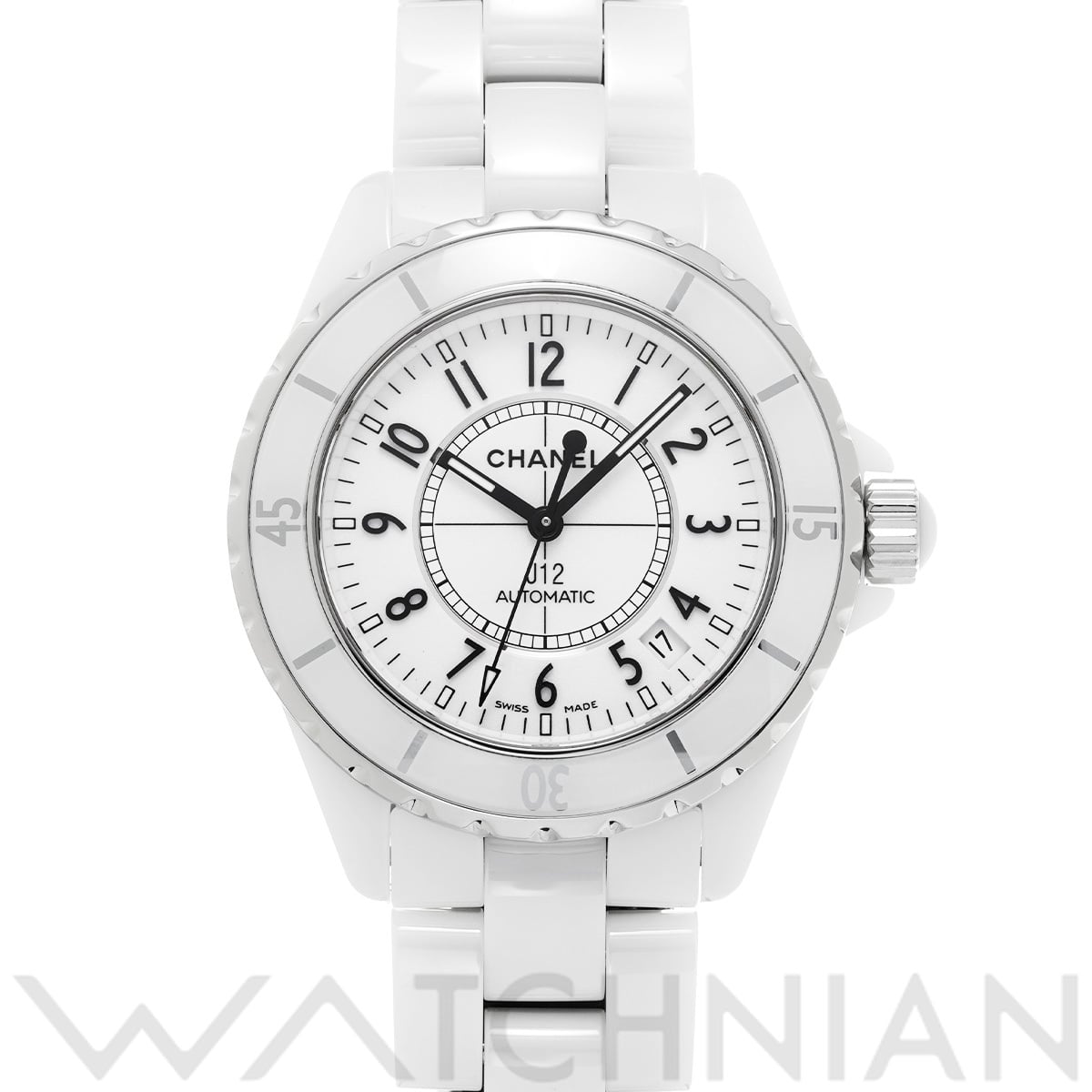 シャネル J12 38MM H0970 ホワイト メンズ 時計 【中古】【wristwatch】