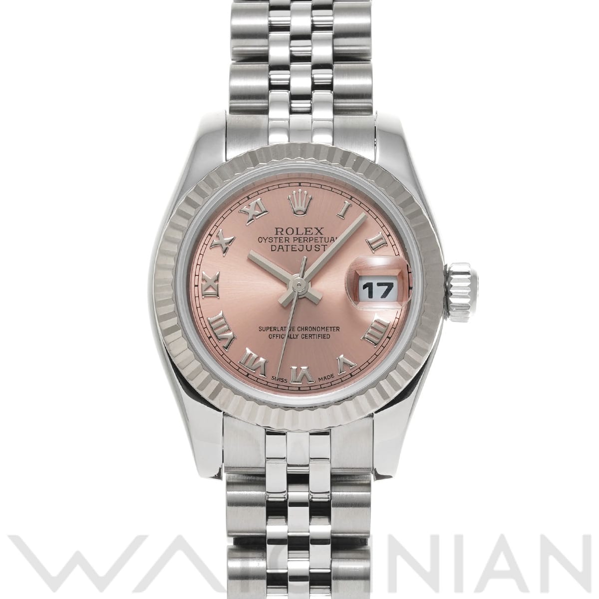 ロレックス レディ デイトジャスト 179174 ピンク レディース 時計 【中古】【wristwatch】