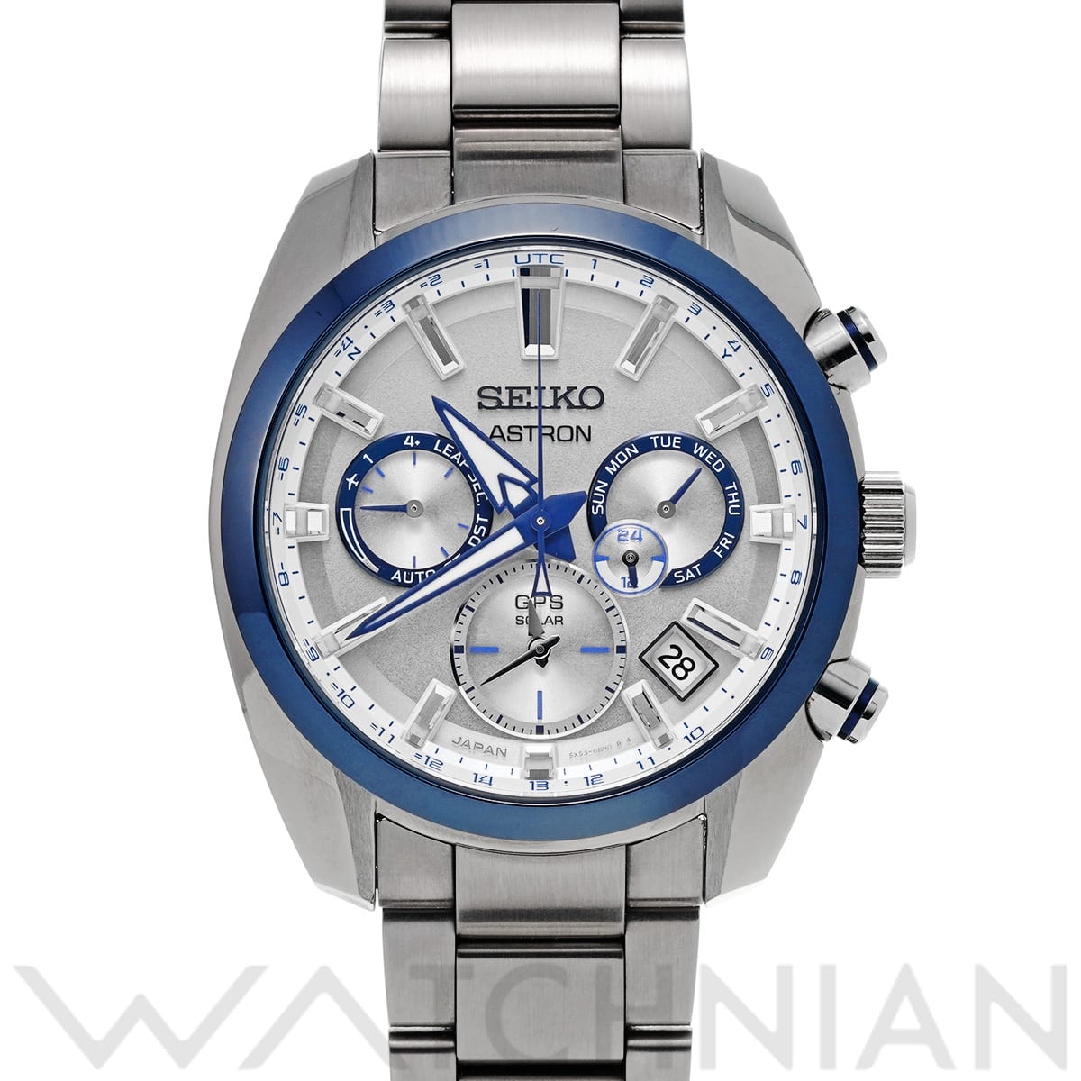 セイコー アストロン SBXC093 シルバー メンズ 時計 【中古】【wristwatch】