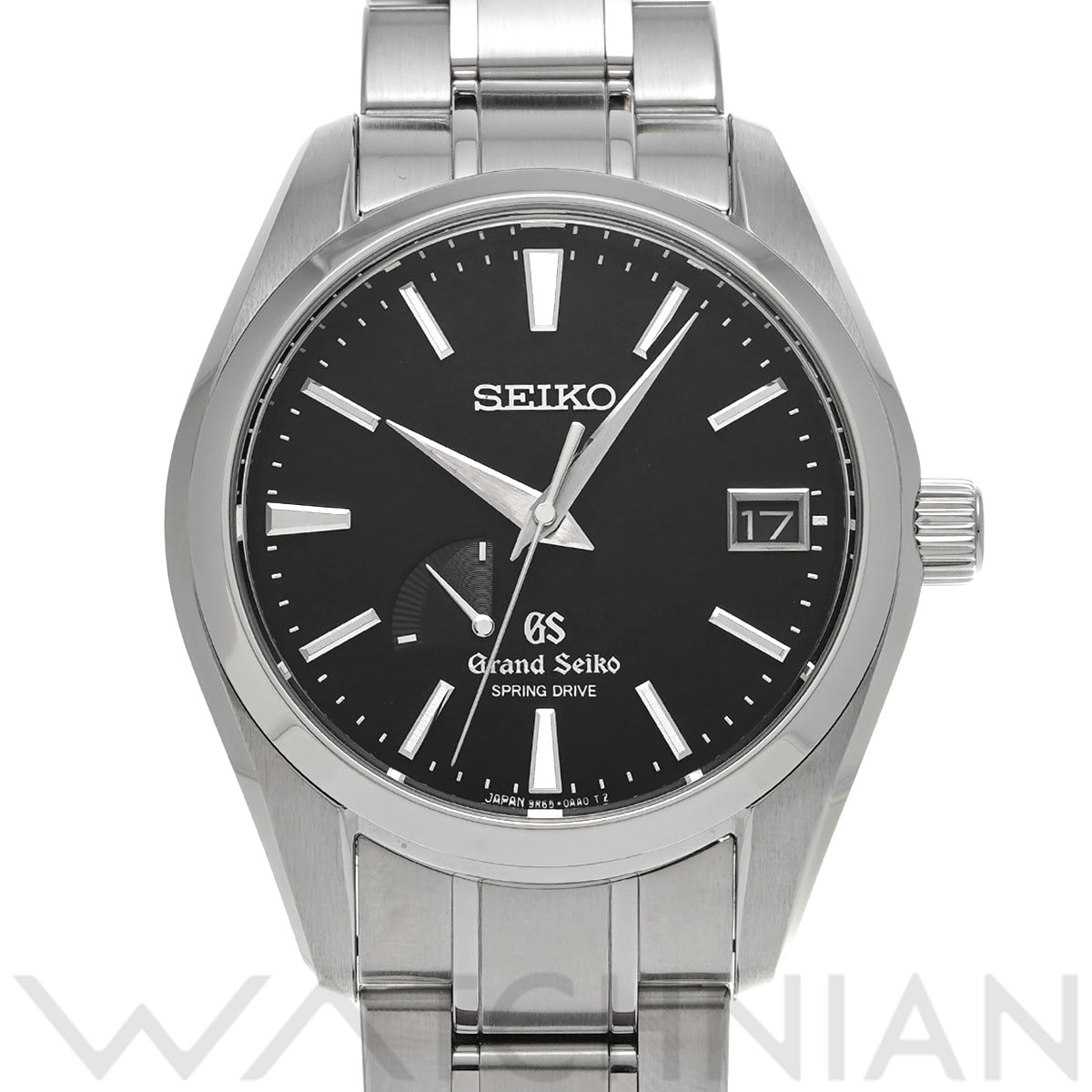 グランドセイコー スプリングドライブ マスターショップ限定 SBGA003 ブラック メンズ 時計 【中古】【wristwatch】