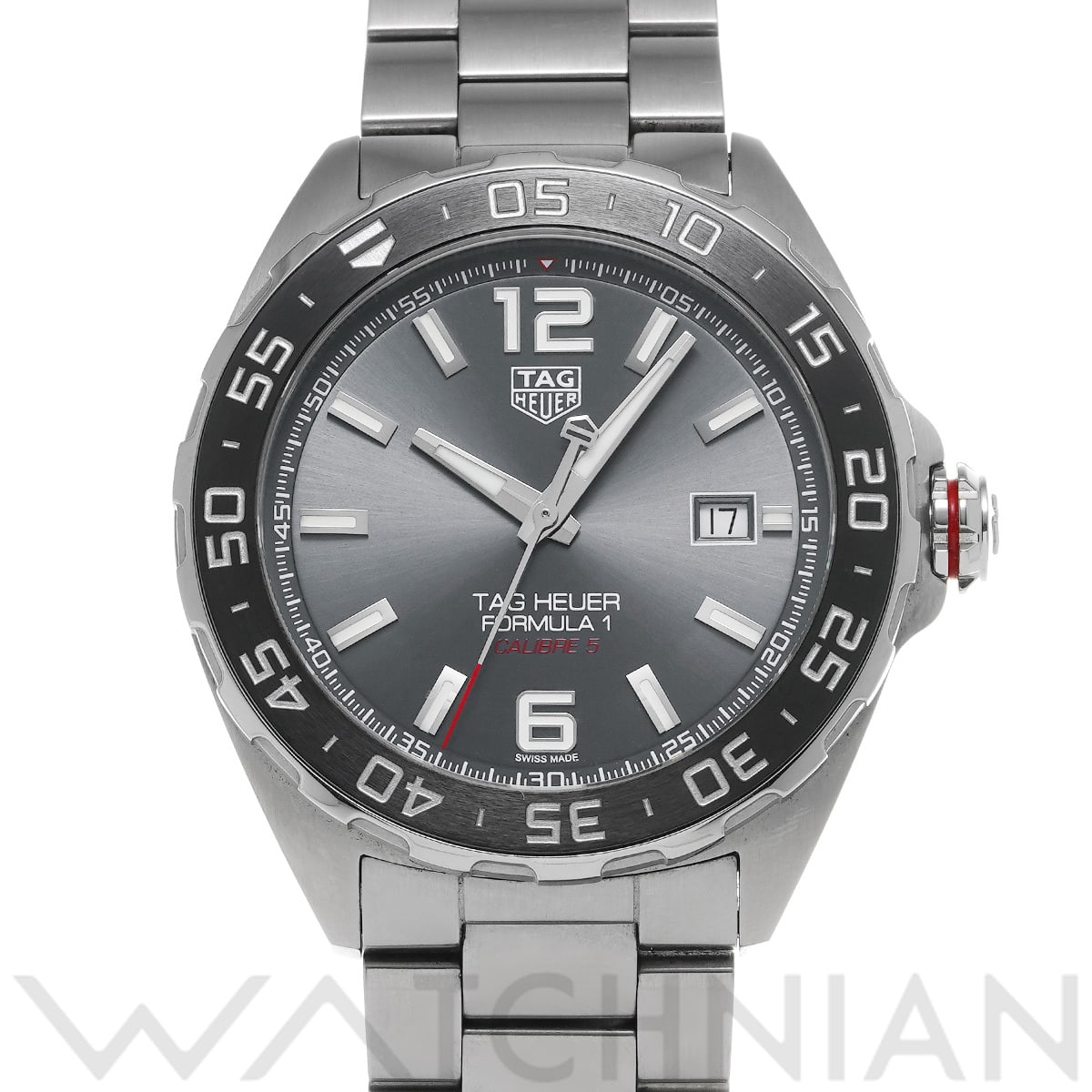 タグ ホイヤー フォーミュラ1 キャリバー5 WAZ2011.BA0842 グレー メンズ 時計 【中古】【wristwatch】