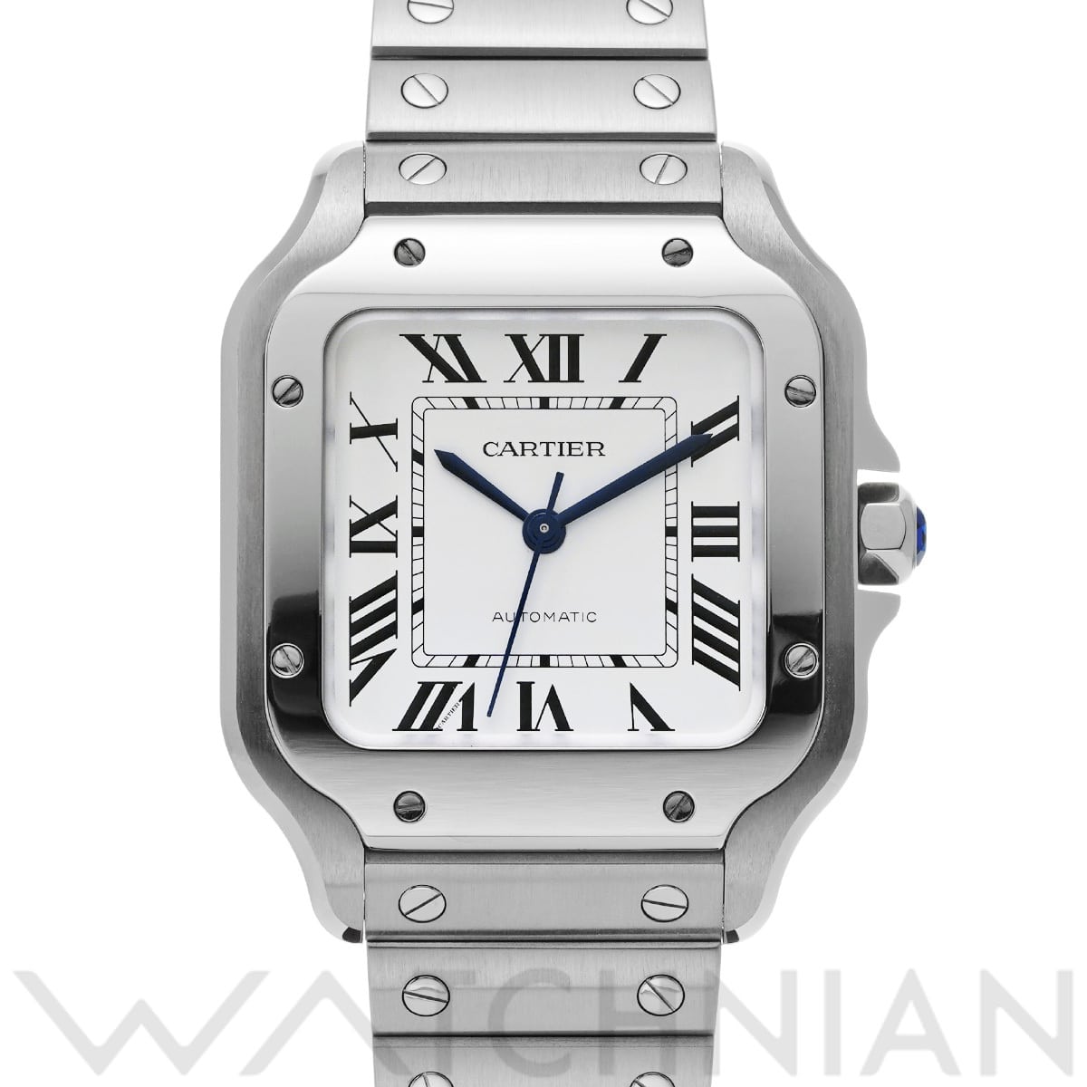 カルティエ サントス ドゥ カルティエ MM WSSA0029 シルバー メンズ 時計 【中古】【wristwatch】