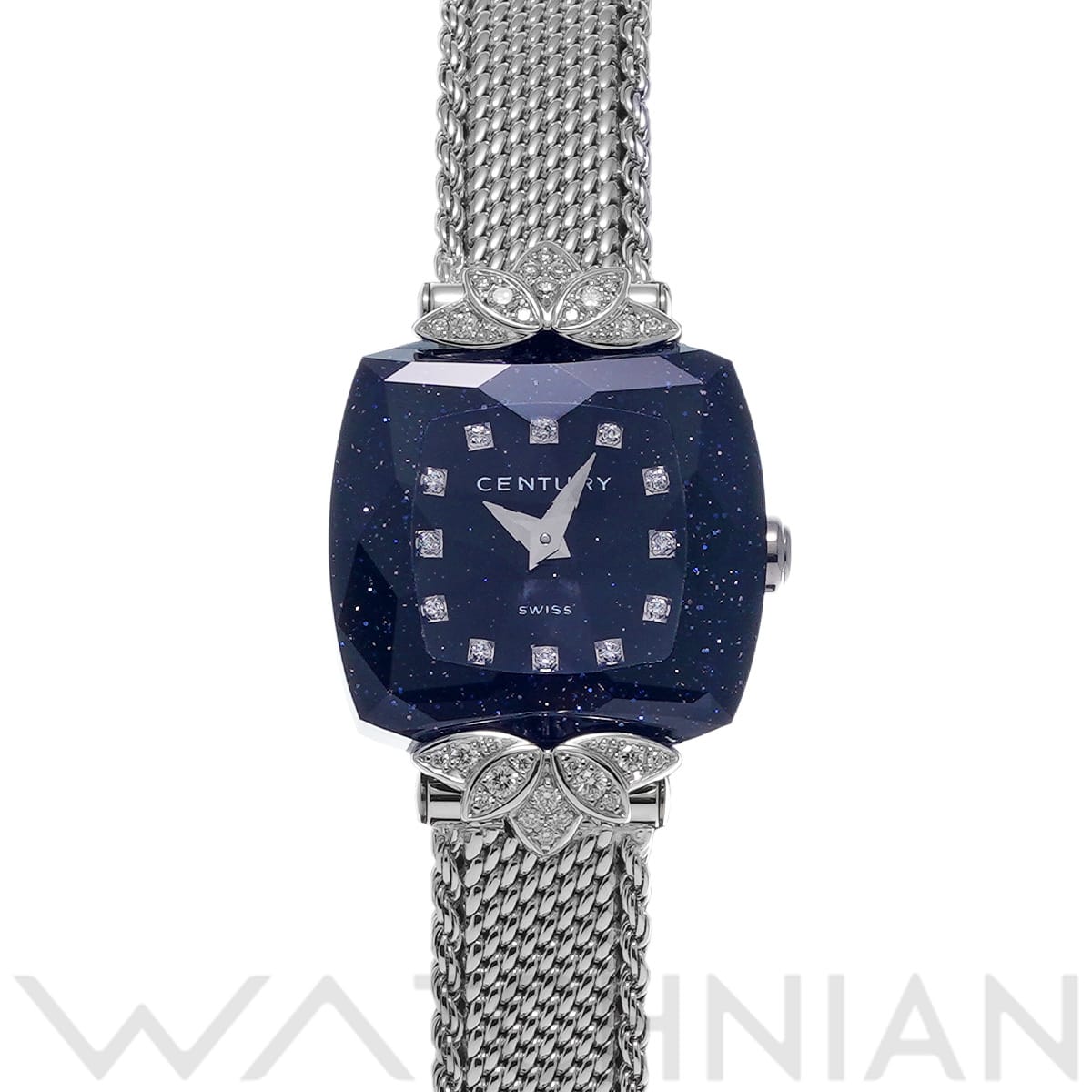 センチュリー ボレロ 966.A5.F.A5.66.WMK ブラック/ダイヤモンド レディース 時計 【中古】【wristwatch】