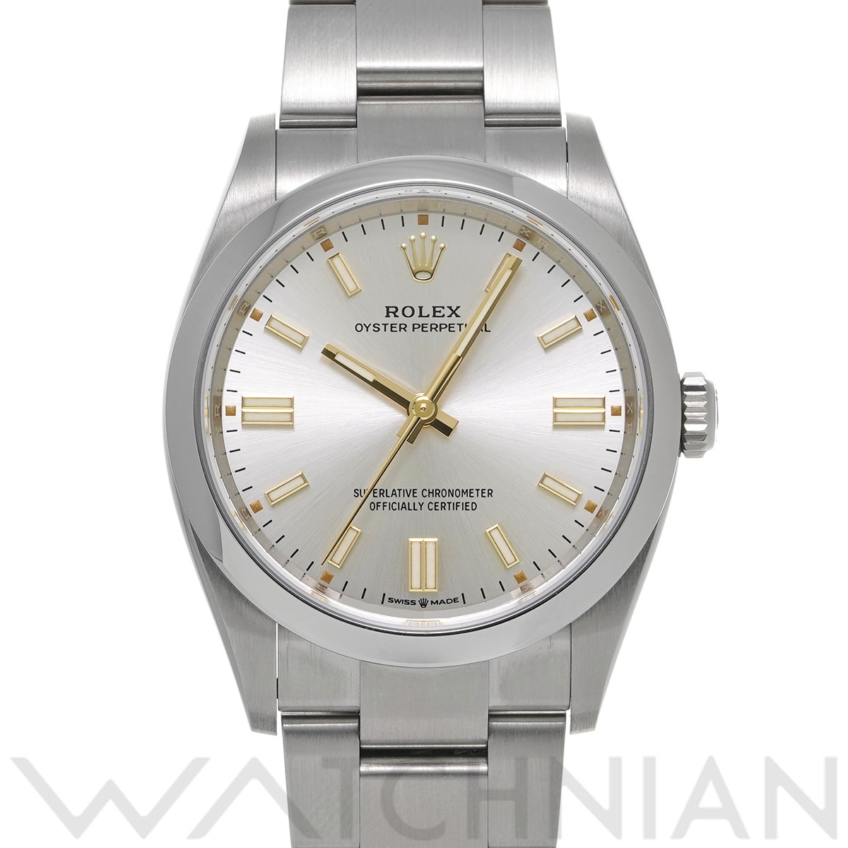 ロレックス オイスターパーペチュアル 36 126000 シルバー メンズ 時計 【中古】【wristwatch】