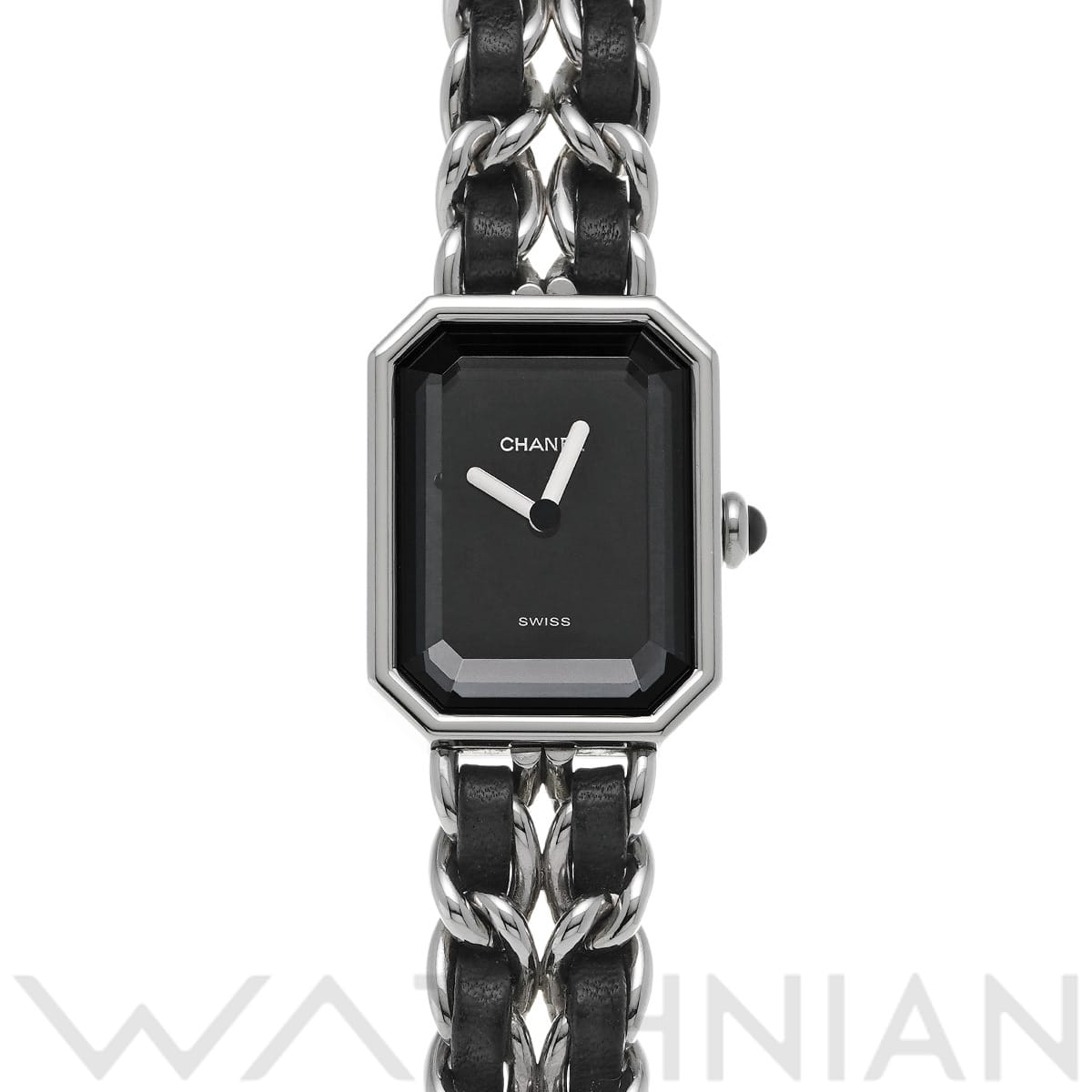 シャネル プルミエール M H0451 ブラック レディース 時計 【中古】【wristwatch】