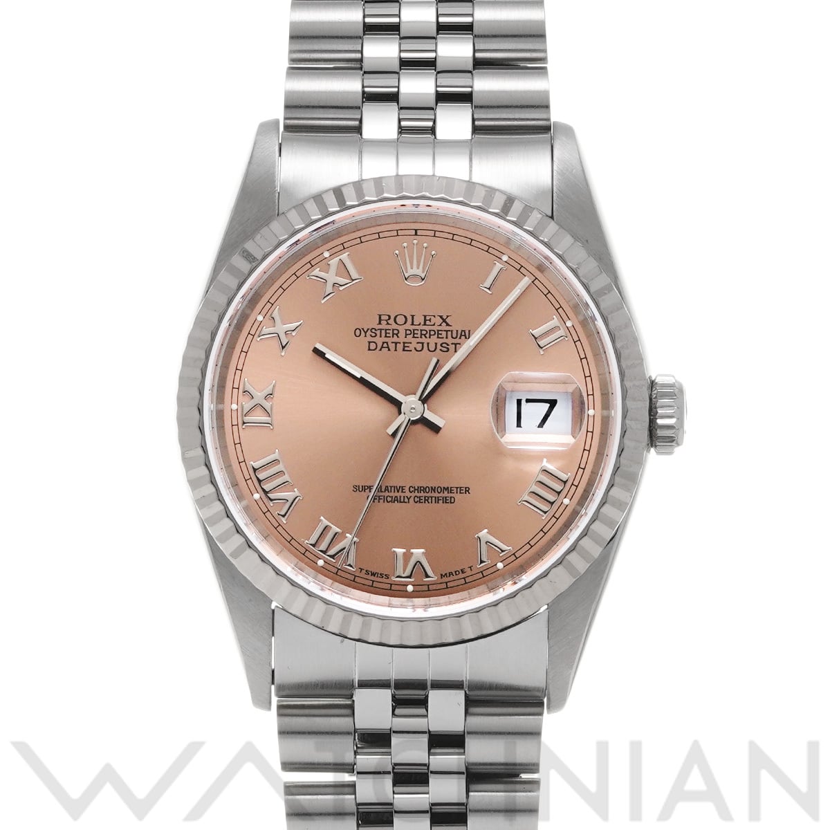 ロレックス デイトジャスト 16234 ピンク メンズ 時計 【中古】【wristwatch】