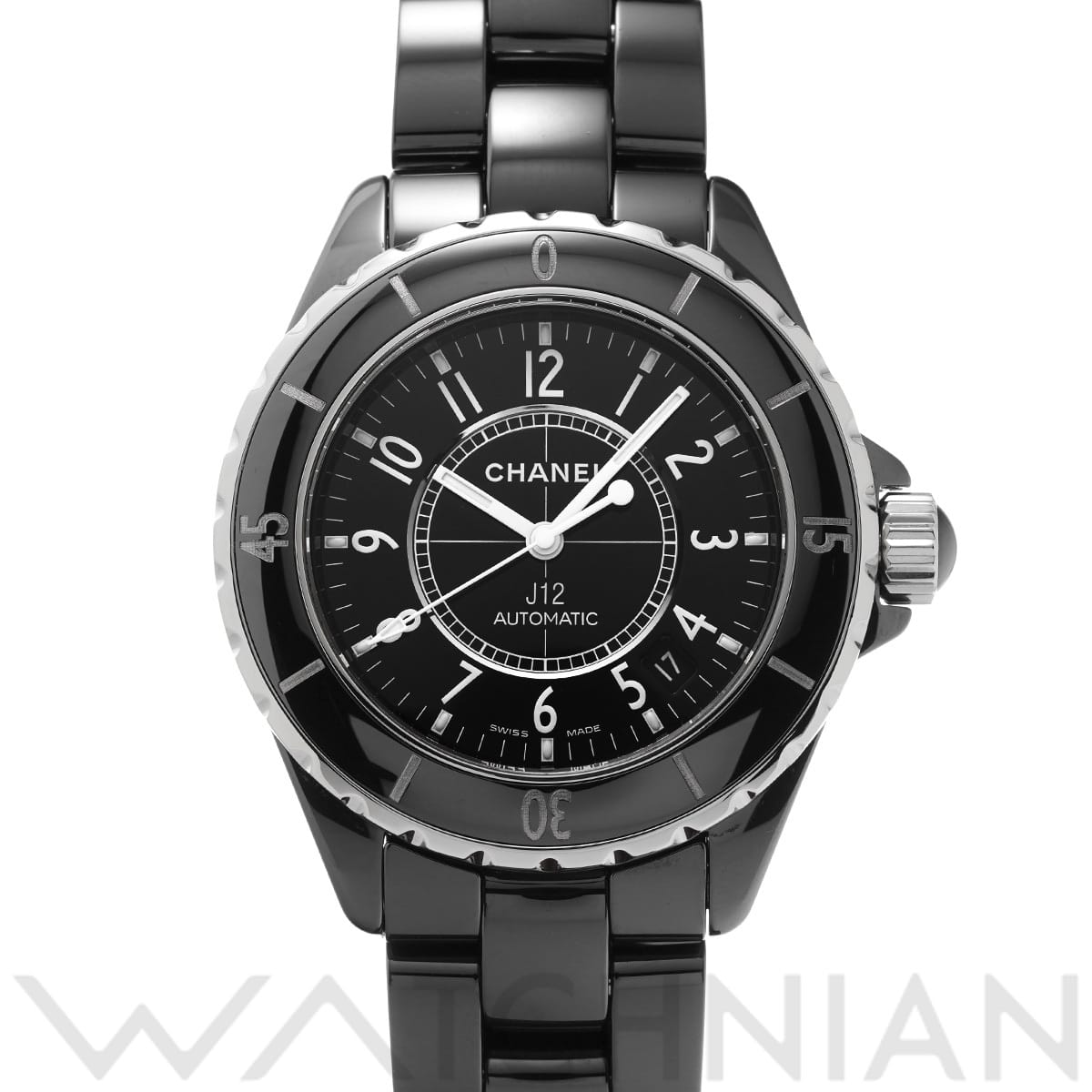 シャネル J12 38MM H0685 ブラック メンズ 時計 【中古】【wristwatch】