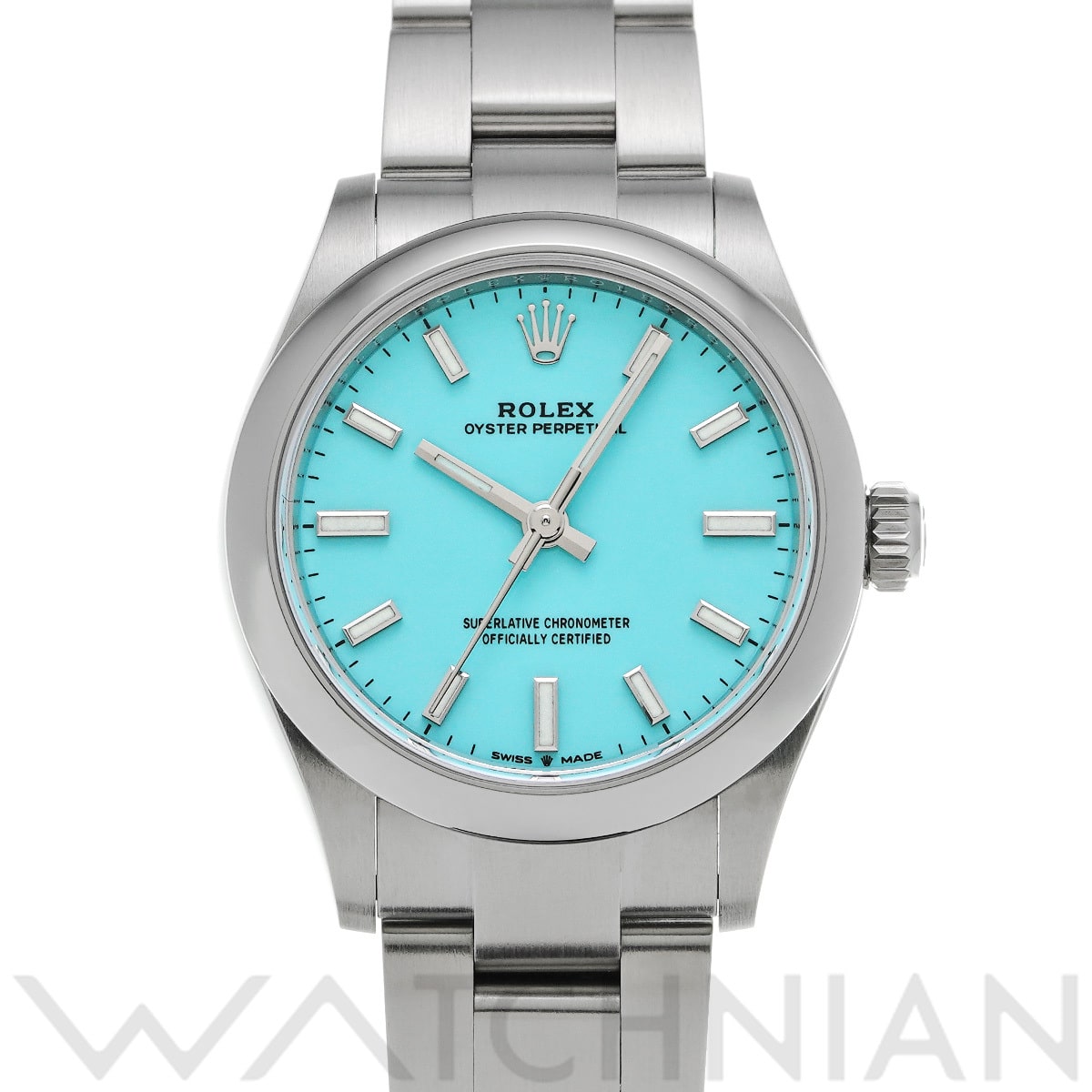 ロレックス オイスターパーペチュアル 31 277200 ターコイズブルー ユニセックス 時計 【中古】【wristwatch】