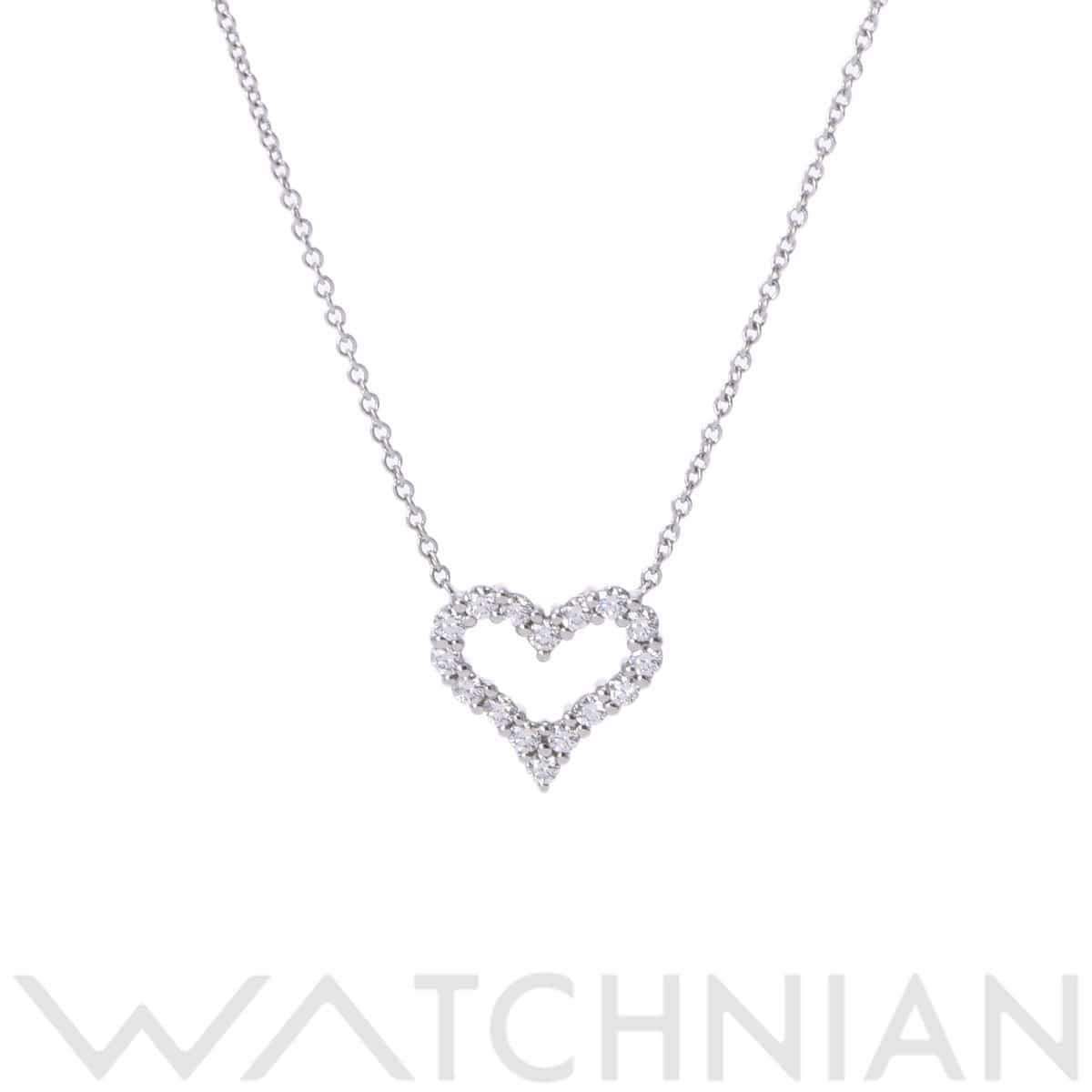 ティファニー センチメンタルハート ネックレス シルバー Pt950プラチナ レディース ジュエリー 【中古】【jewelry】