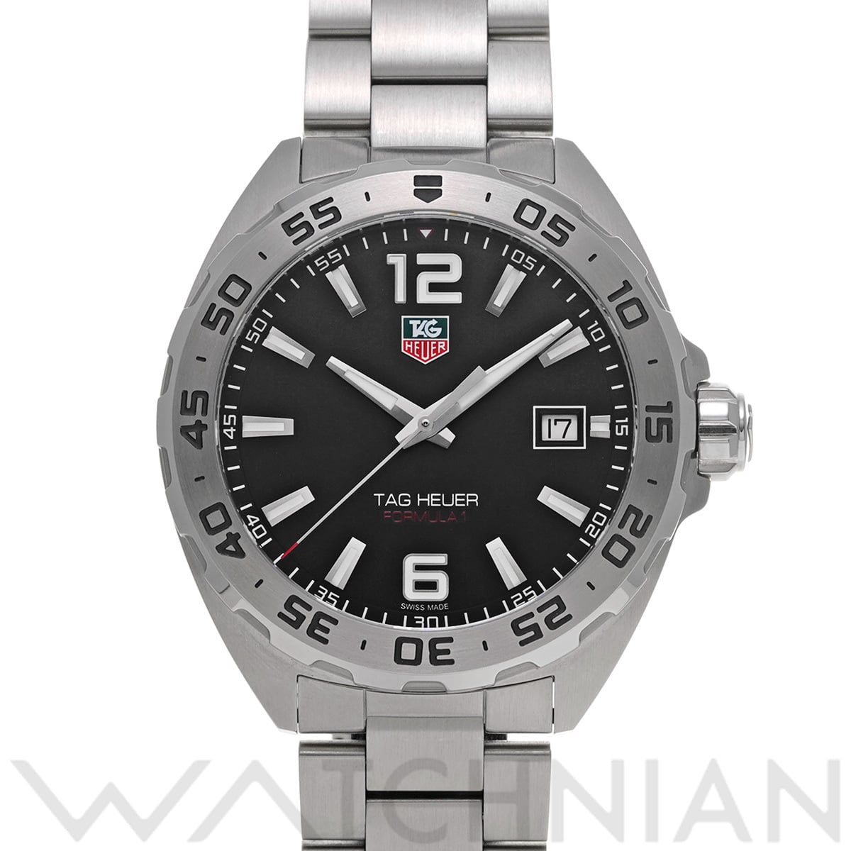 タグ ホイヤー フォーミュラ1 クォーツ WAZ1112.BA0875 ブラック メンズ 時計 【中古】【wristwatch】