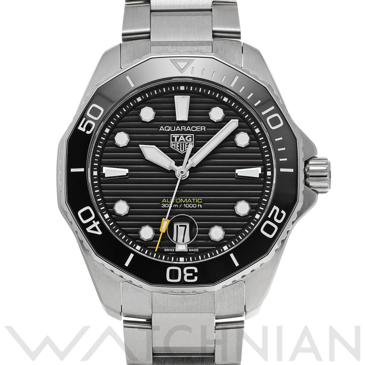 タグ ホイヤー アクアレーサー プロフェッショナル 300 キャリバー5 WBP201A.BA0632 ブラック メンズ 時計 【中古】【wristwatch】