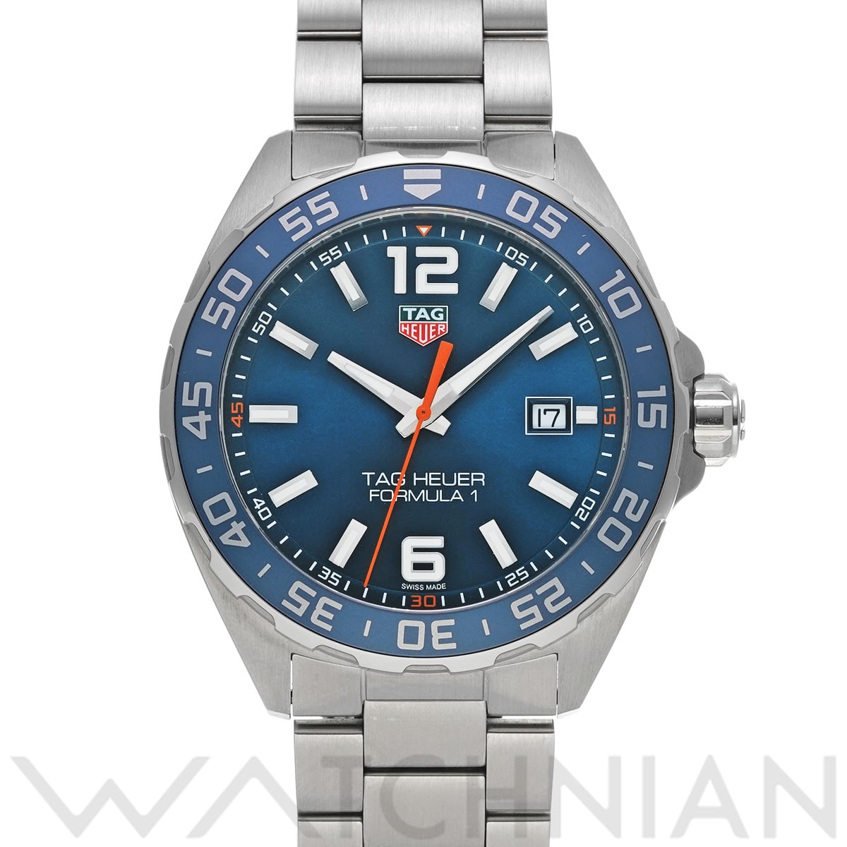 タグ ホイヤー フォーミュラ1 クォーツ WAZ1010.BA0842 ブルー メンズ 時計 【中古】【wristwatch】