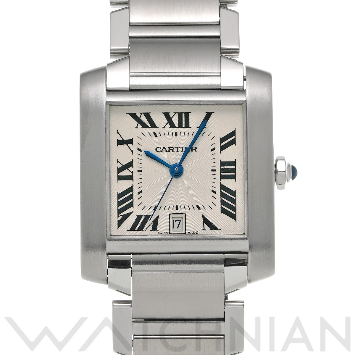 カルティエ タンク フランセーズ LM W51002Q3 シルバー メンズ 時計 【中古】【wristwatch】