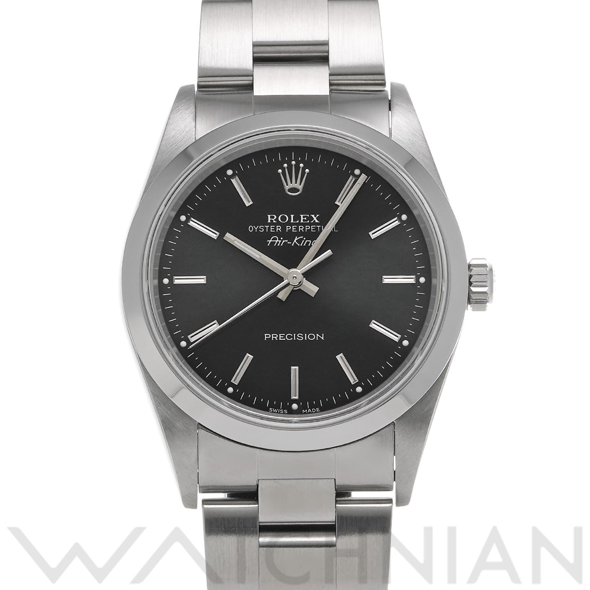 ロレックス エアキング 14000 ブラック メンズ 時計 【中古】【wristwatch】