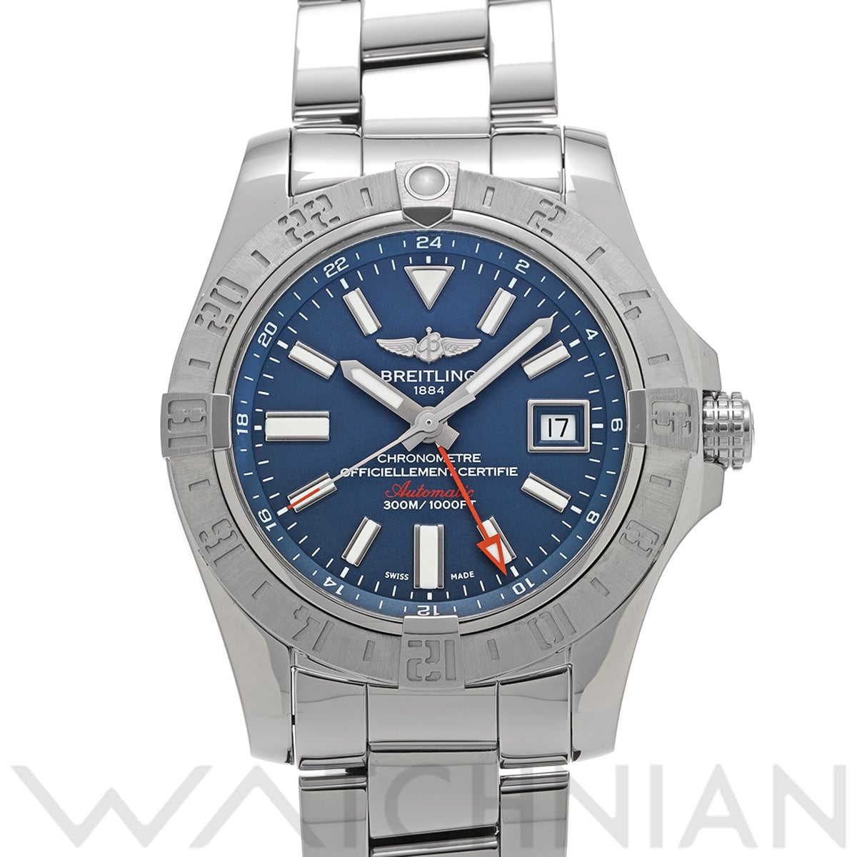 ブライトリング アベンジャー II GMT A3239011/C872 ブルー メンズ 時計 【中古】【wristwatch】