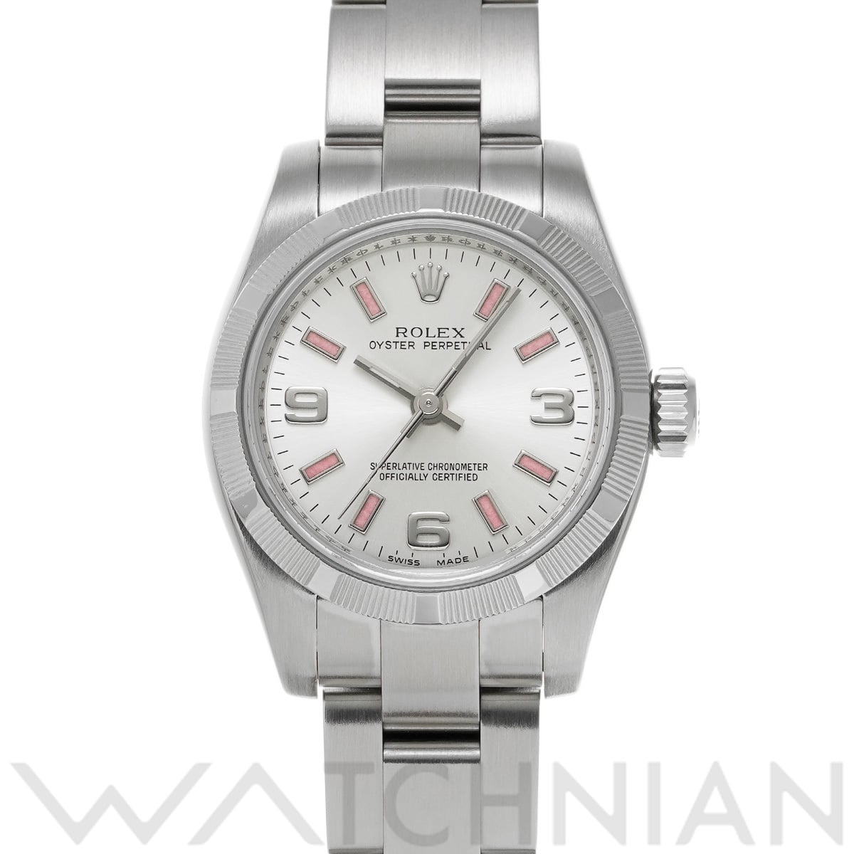 ロレックス オイスターパーペチュアル 26 176210 シルバー レディース 時計 【中古】【wristwatch】