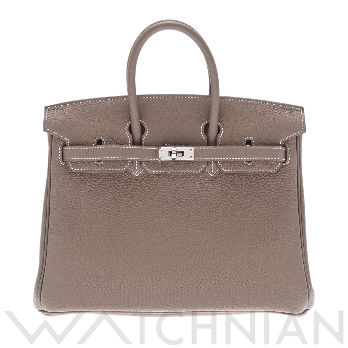 エルメス バーキン25 エトゥープ/パラジウム金具 トゴ レディース バッグ 【未使用】【bag】