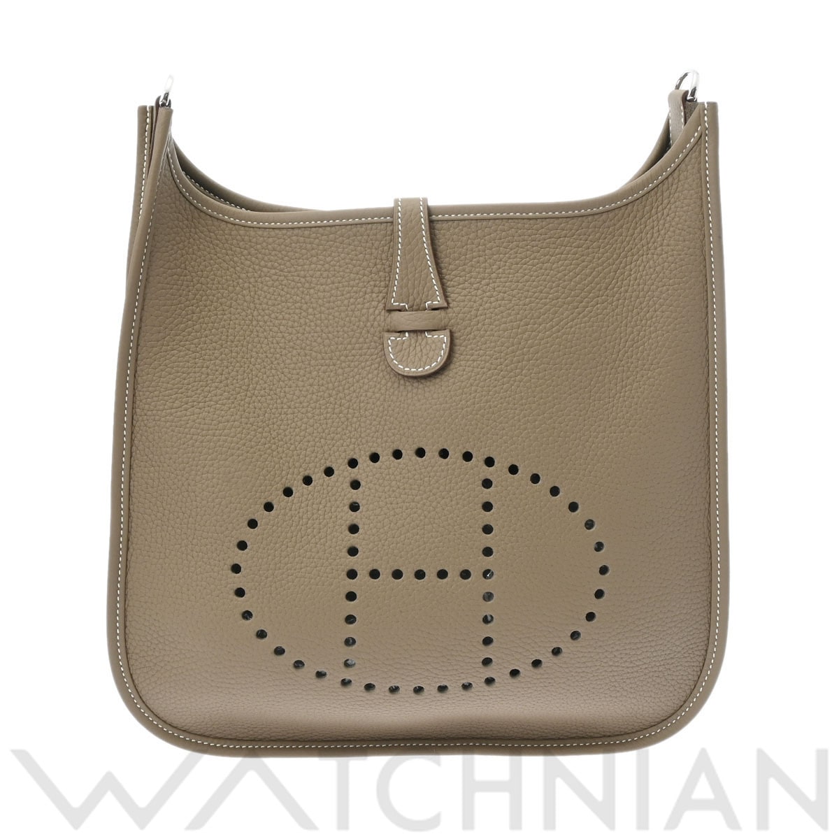 エルメス エヴリン TPM アマゾン エトゥープ/パラジウム金具 トリヨンクレマンス レディース バッグ 【未使用】【bag】