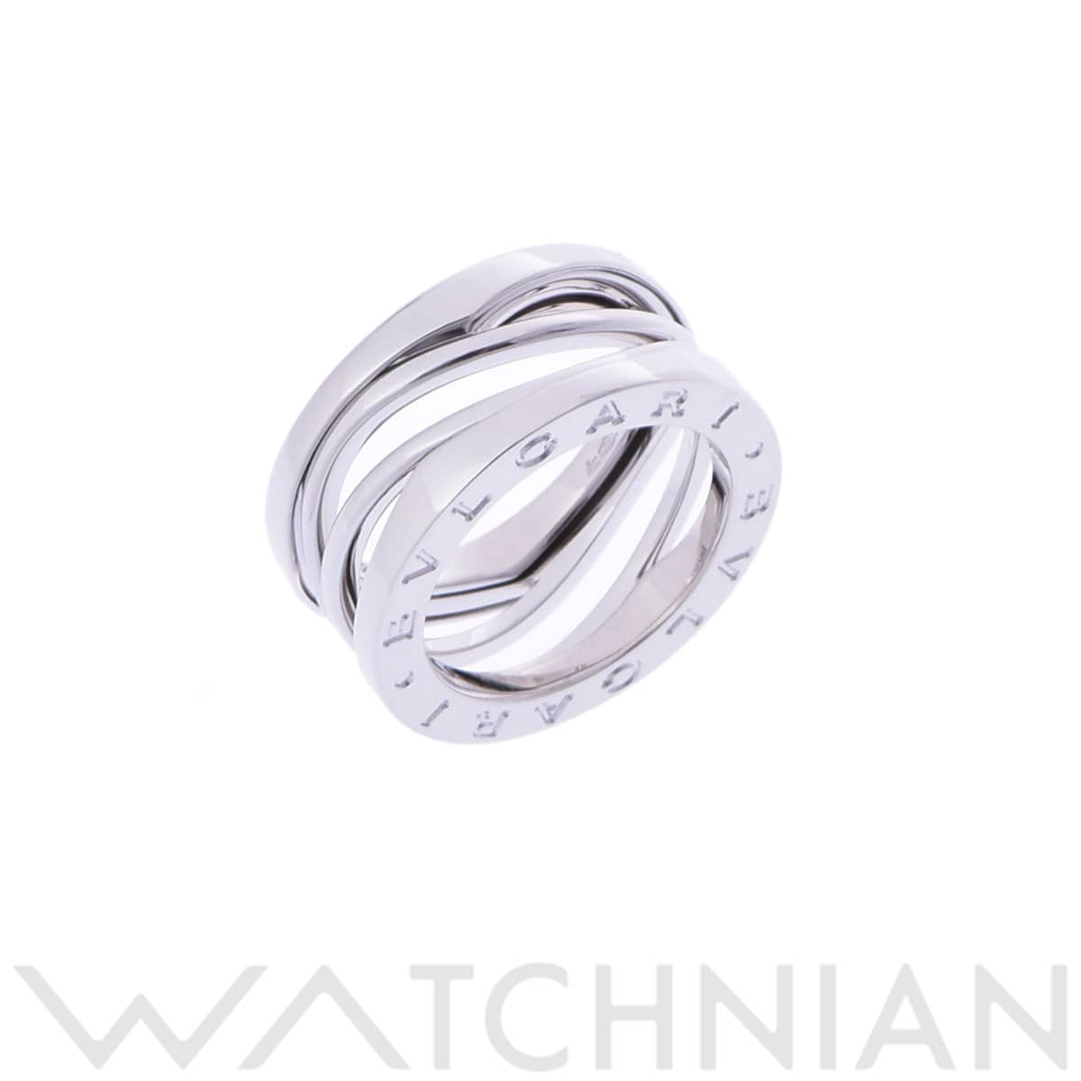 ブルガリ B.ZERO1 レジェンドリング #49 シルバー K18ホワイトゴールド WG レディース ジュエリー 【中古】【jewelry】