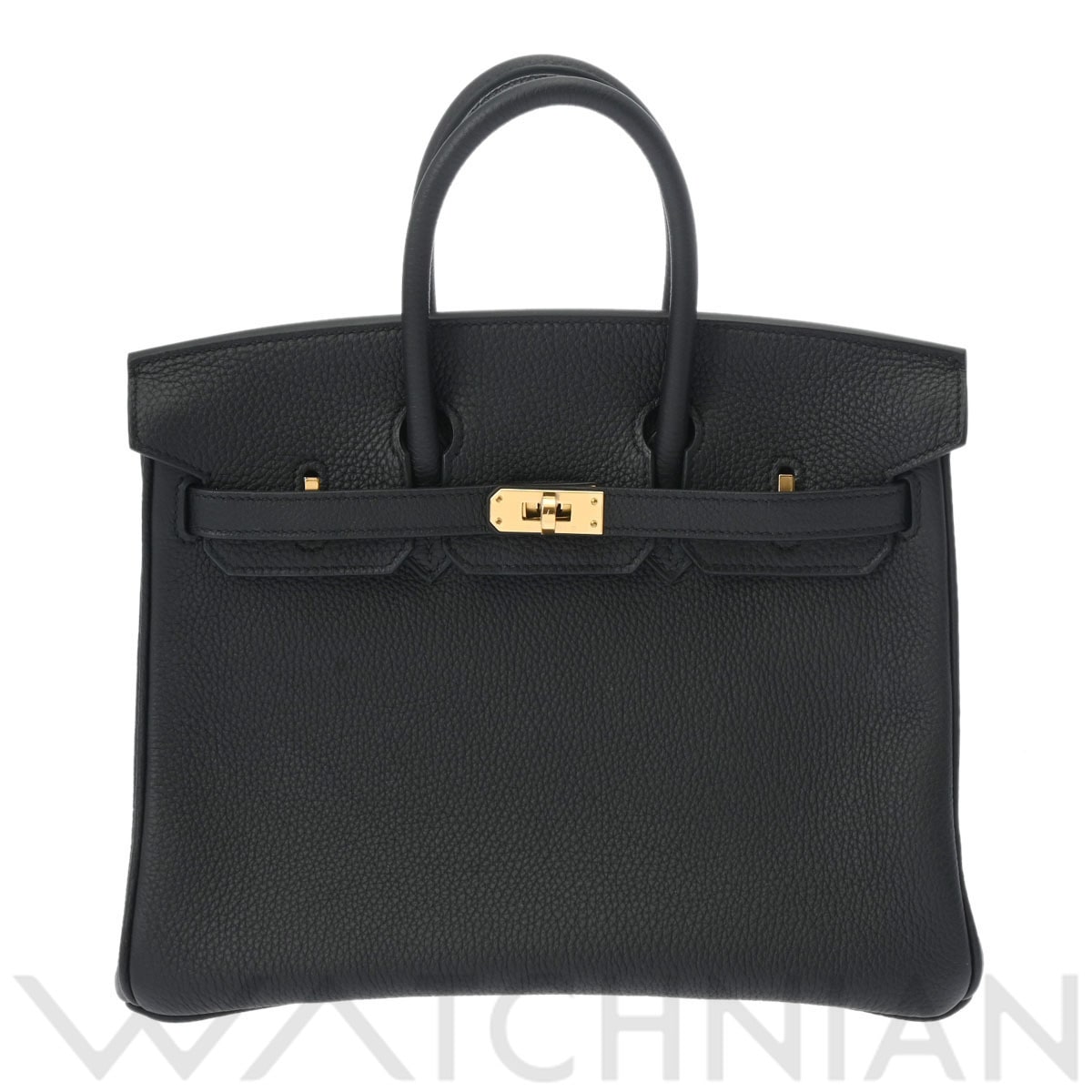 エルメス バーキン25 ブラック/ゴールド金具 トゴ レディース バッグ 【新品】【bag】