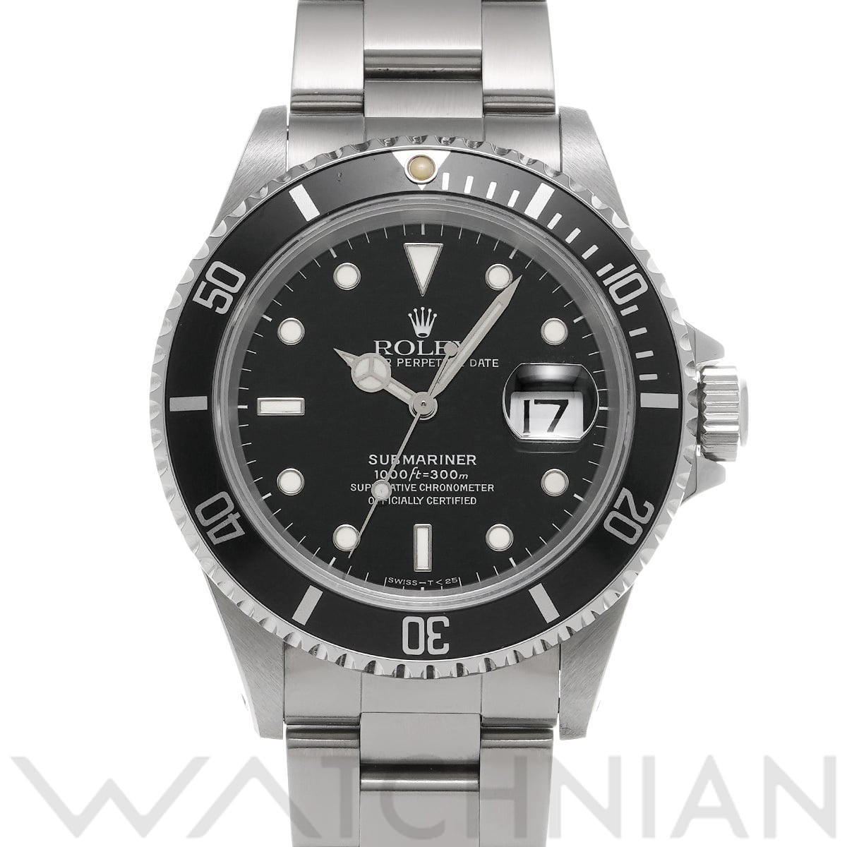 ロレックス サブマリーナ デイト 16610 ブラック メンズ 時計 【中古】【wristwatch】