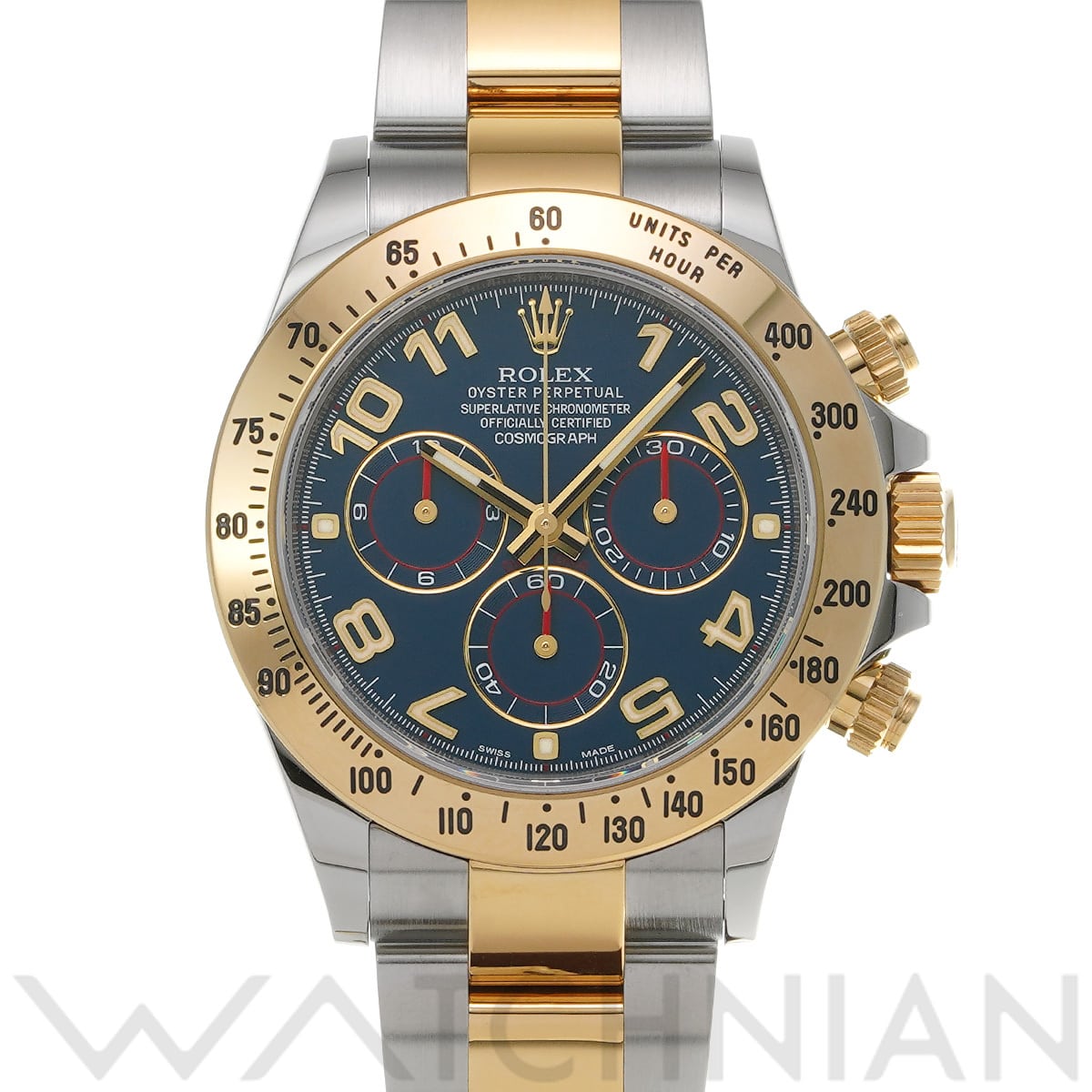 ロレックス コスモグラフ デイトナ 116523 ブルー メンズ 時計 【中古】【wristwatch】