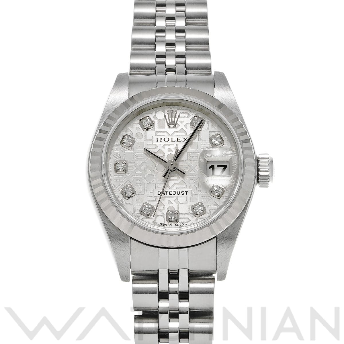 ロレックス デイトジャスト 79174G シルバーコンピュータ/ダイヤモンド レディース 時計 【中古】【wristwatch】