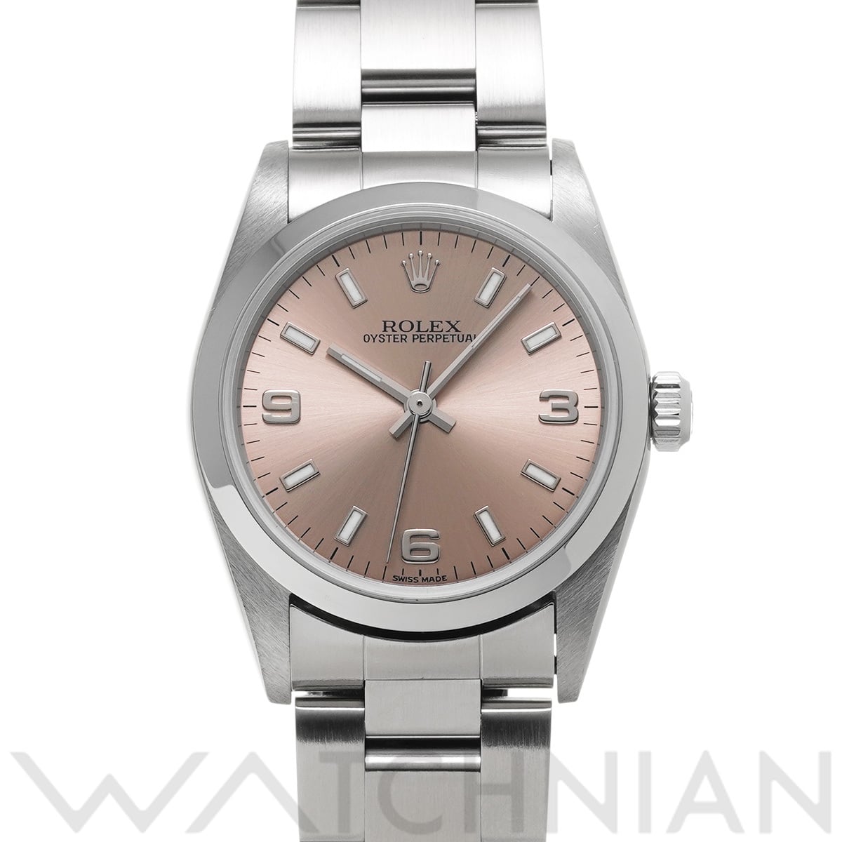ロレックス オイスターパーペチュアル 77080 ピンク ユニセックス 時計 【中古】【wristwatch】