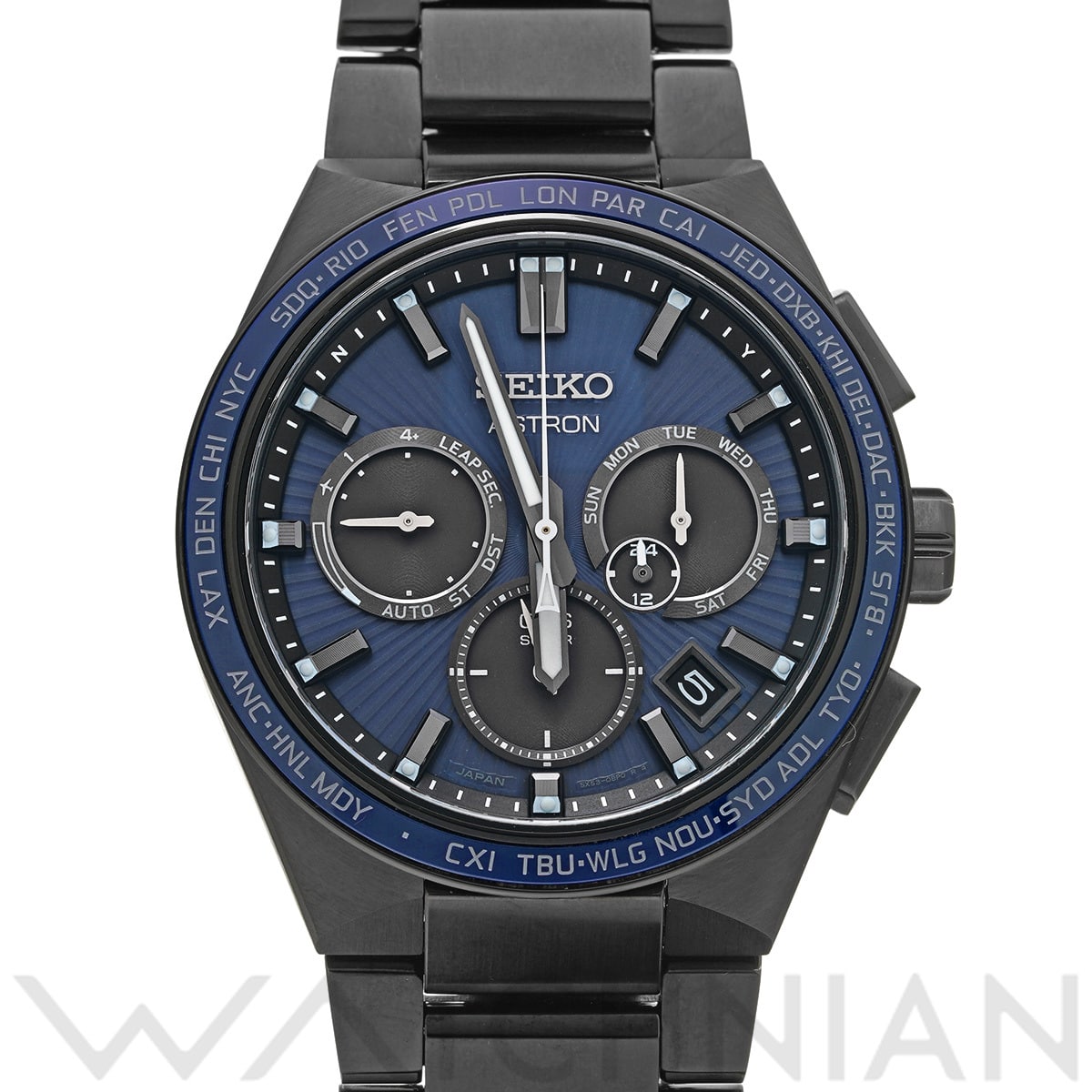 セイコー アストロン ネクスター SBXC121 ブルー メンズ 時計 【中古】【wristwatch】