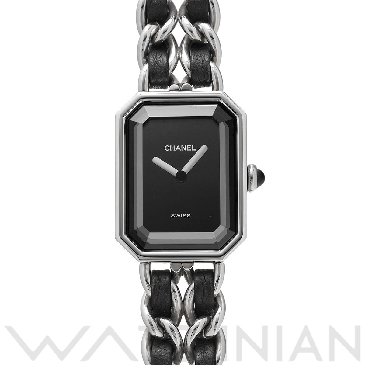 シャネル プルミエール M H0451 ブラック レディース 時計 【中古】【wristwatch】